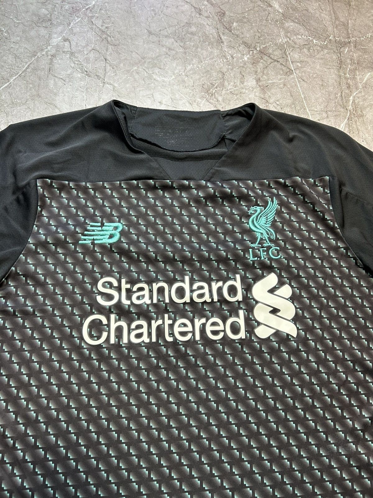 New Balance 2019 2020 Liverpool New Balance Away Third Kit Soccer Jersey Size US L / EU 52-54 / 3 - 5 Thumbnail