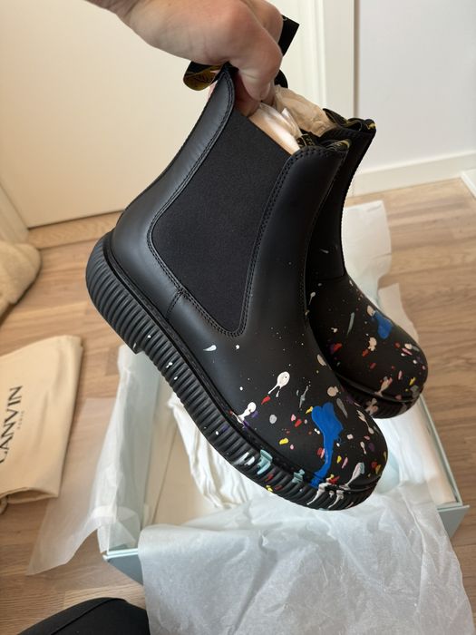 lanvin chelsea boots