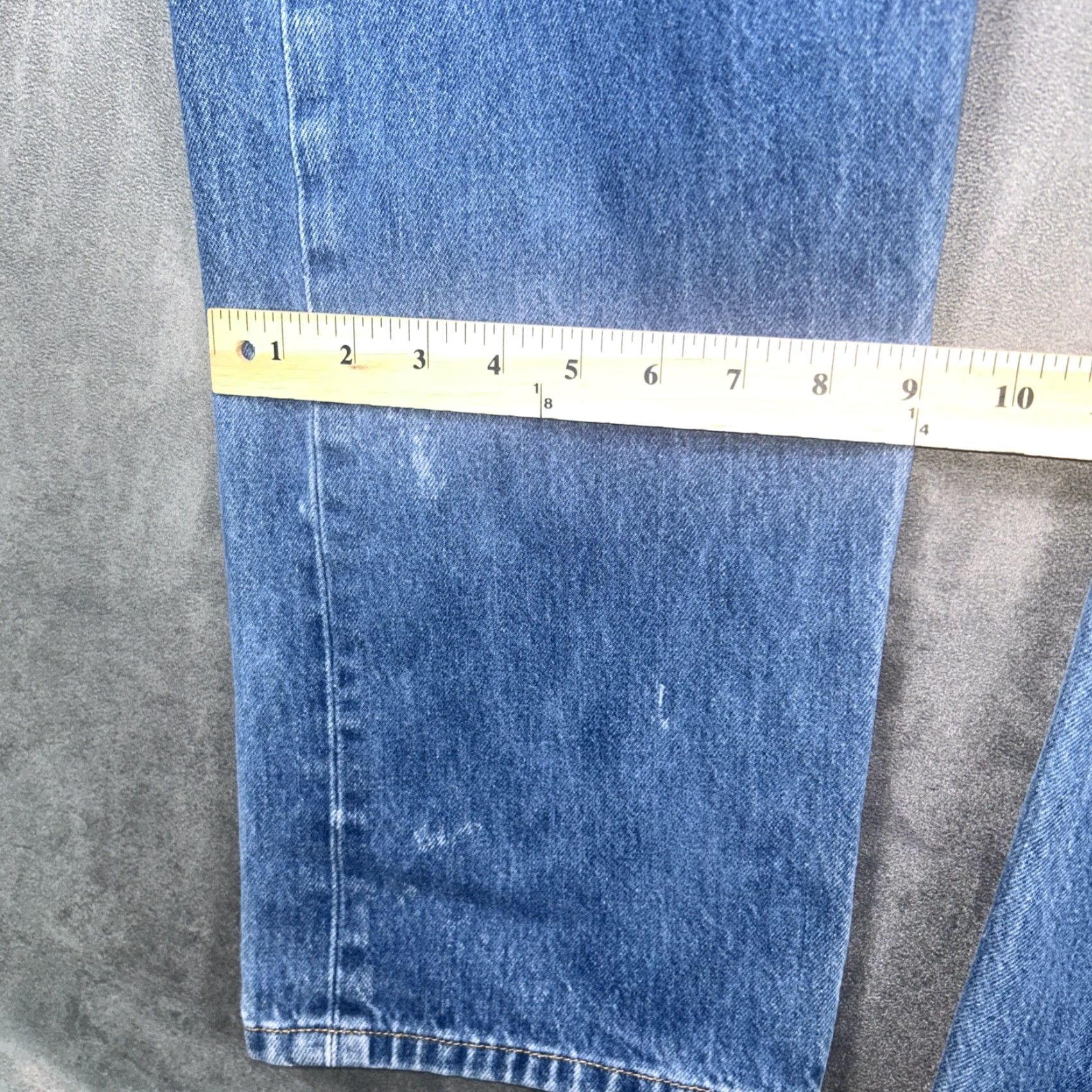 Levi's Levi's 501 Jeans Blue Denim Straight Leg 38x29 Men's Regular Mid Rise Button Fly Vintage No (Used) Size US 38 / EU 54 - 7 Thumbnail