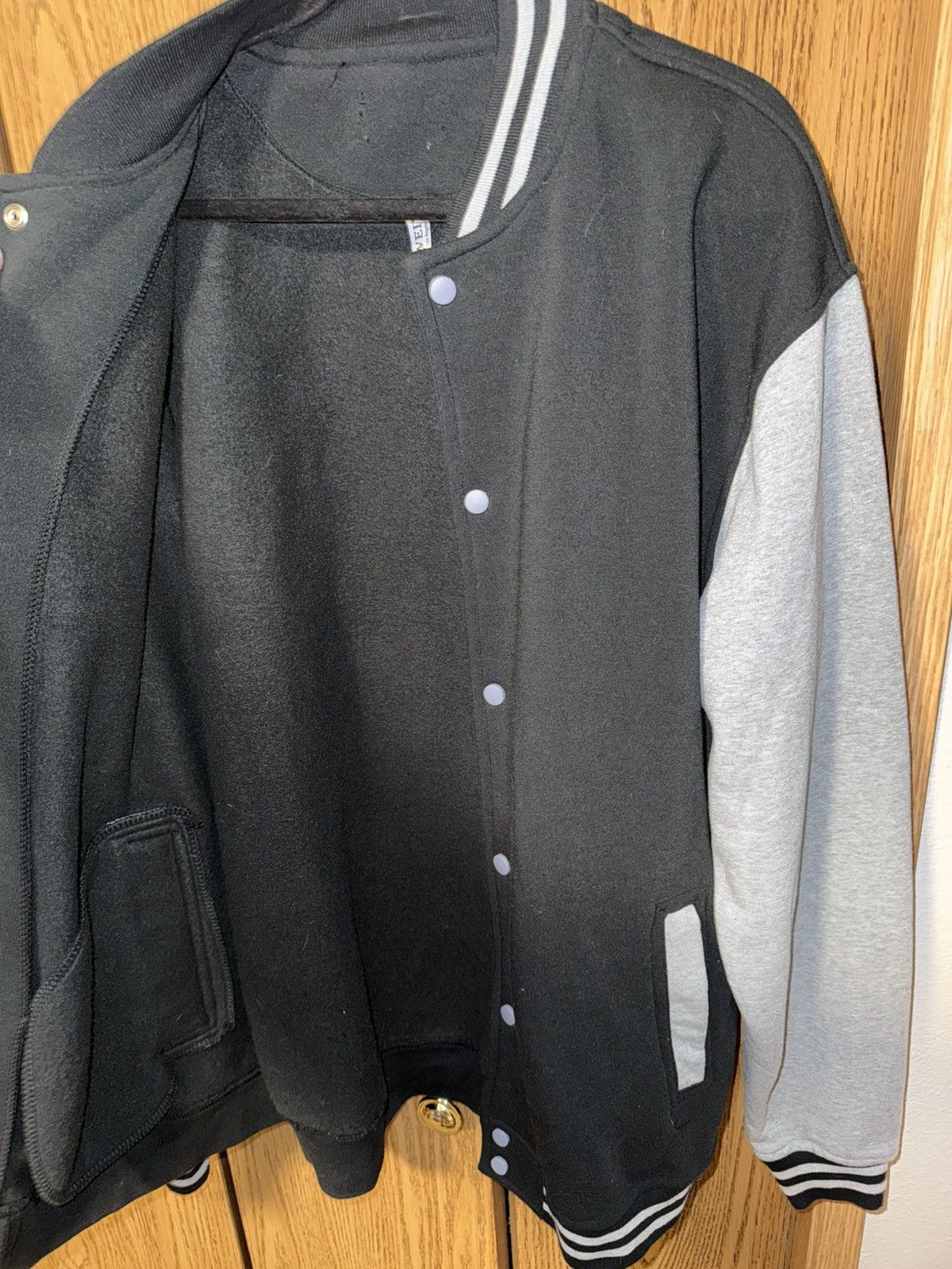 Other Cotton Button Up Varsity Jacket Size US XXL / EU 58 / 5 - 4 Thumbnail