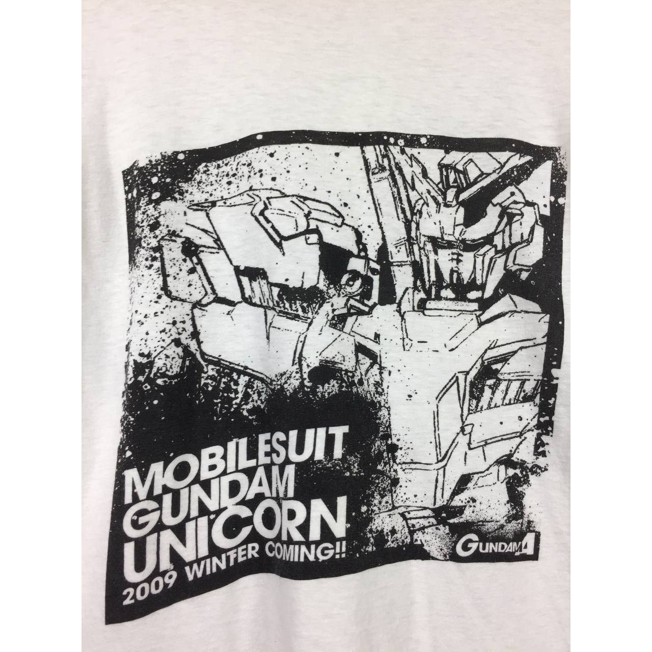 Anime Vtg Mobile Suit Gundam Unicorn 2009 Winter Coming Tee Size US M / EU 48-50 / 2 - 4 Thumbnail