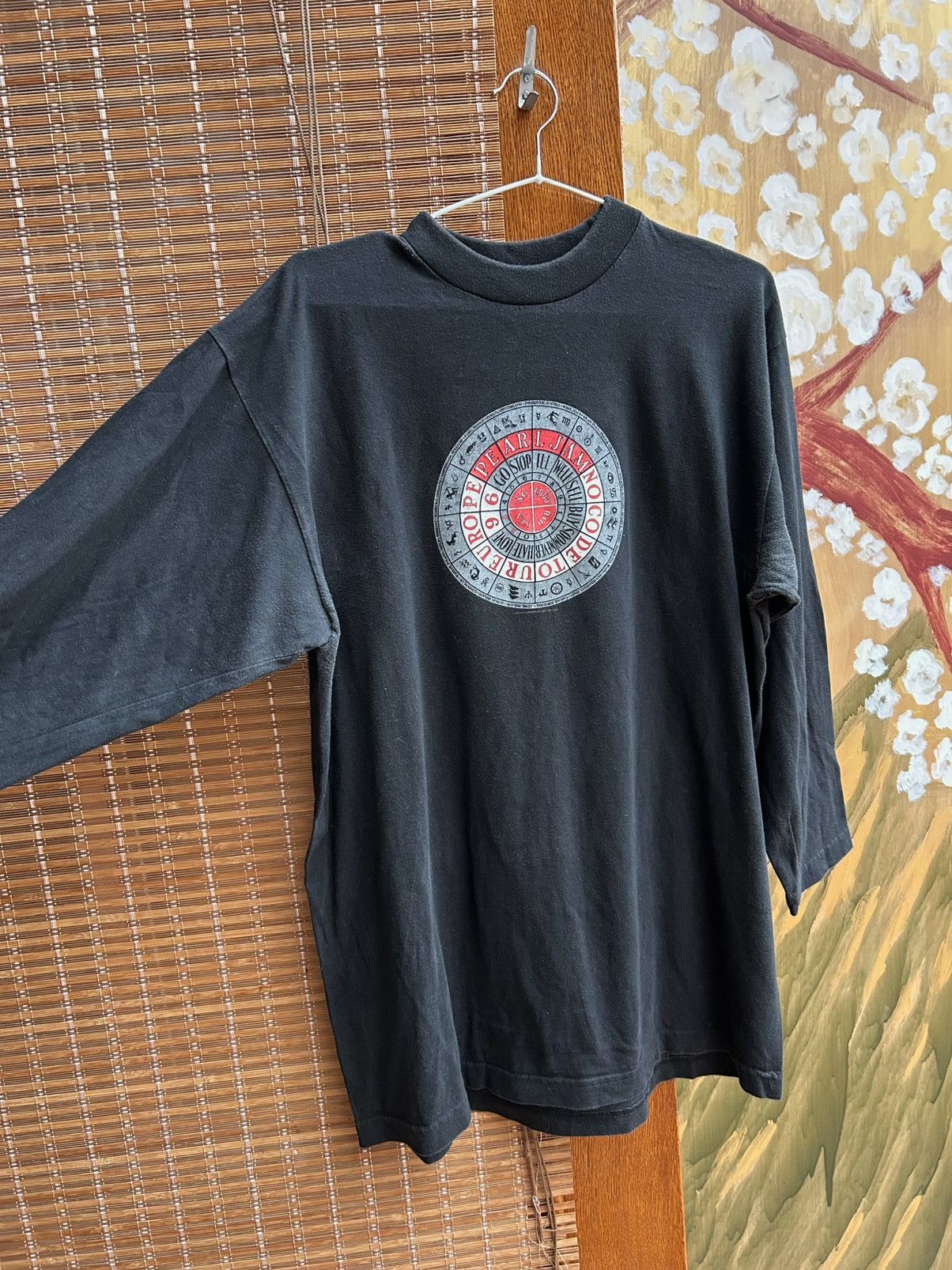 Band Tees Vintage 1996 Pearl Jam No Code European Tour Long Sleeve Tee Size US M / EU 48-50 / 2 - 3 Thumbnail