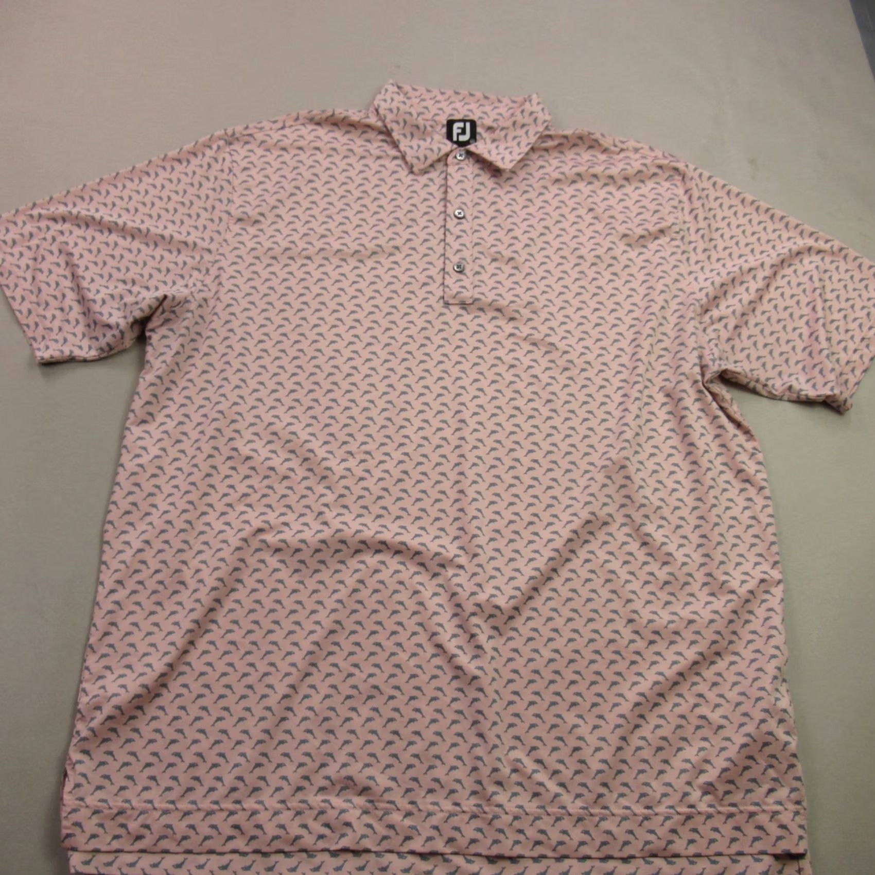 Footjoy FootJoy Shirt Mens 2XL Short Sleeve Polo Golf Lightweight Breathable Casual Outdoor Multicolor Spring Summer Fall Men Polo Size US XXL / EU 58 / 5 - 2 Thumbnail