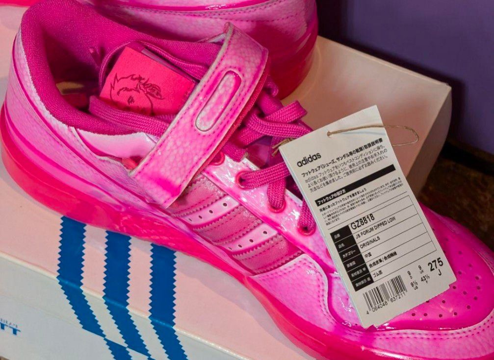 Adidas × Jeremy Scott ADIDAS x JEREMY SCOTT Low Top Sneakers Pink US 9.5 Size US 9.5 / EU 42-43 - 10 Thumbnail