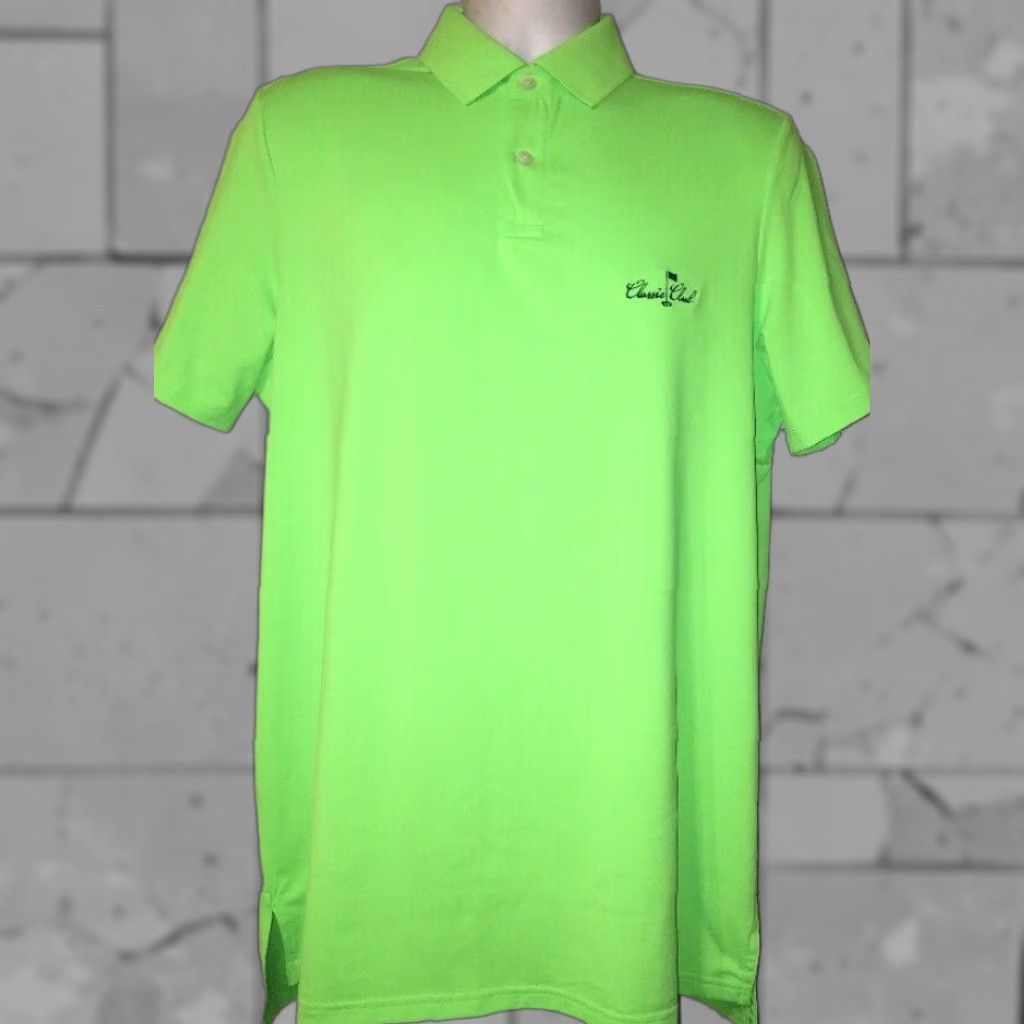 Polo Ralph Lauren Polo Ralph Lauren RLX Green Polo Shirt Mens M Short Sleeve Button-Up Polo Rugby Polyester Blend Men Green RLX Polo Shirt M Mens Size US M / EU 48-50 / 2 - 1 Thumbnail