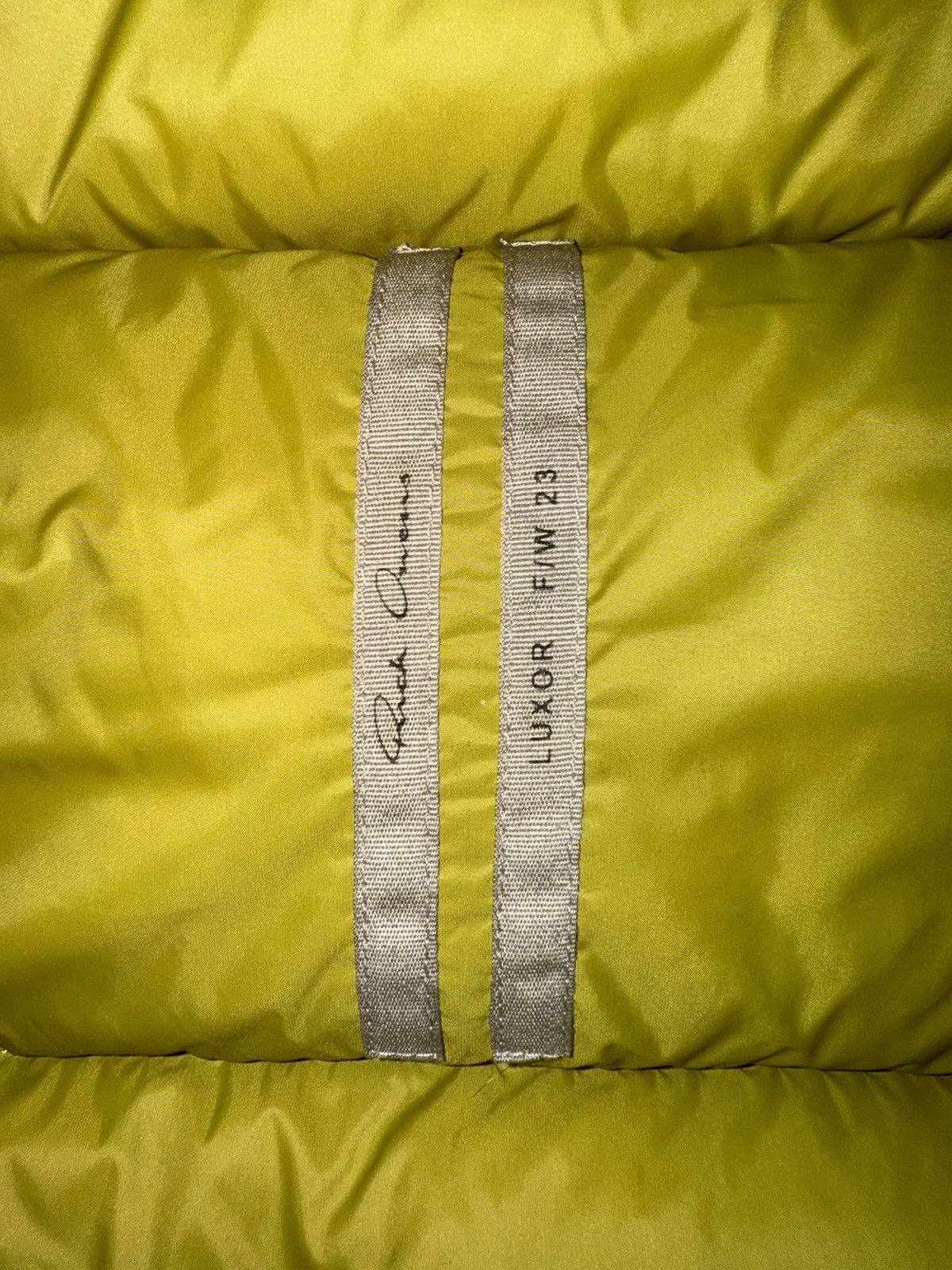Rick Owens Rick Owens Acid Green Sealed Puffer Vest Size US L / EU 52-54 / 3 - 5 Thumbnail