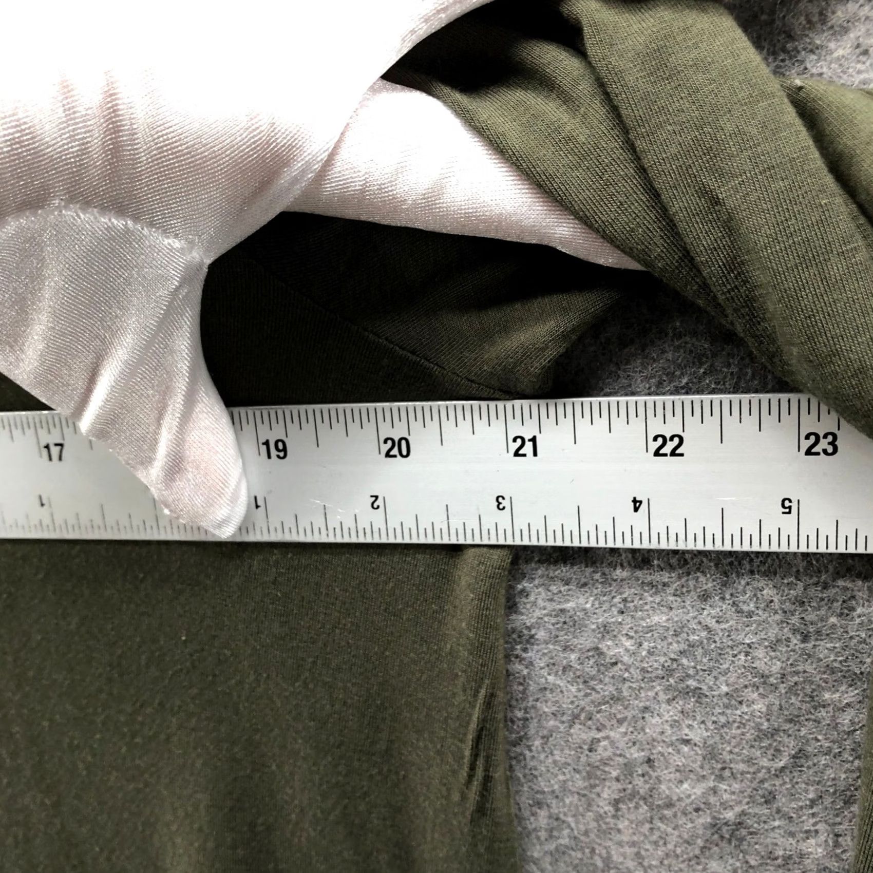 Gap Gap Long Sleeve Rayon Swing Dress Womens L Moss Green Jersey Knit Pullover Size L / US 10 / IT 46 - 6 Thumbnail