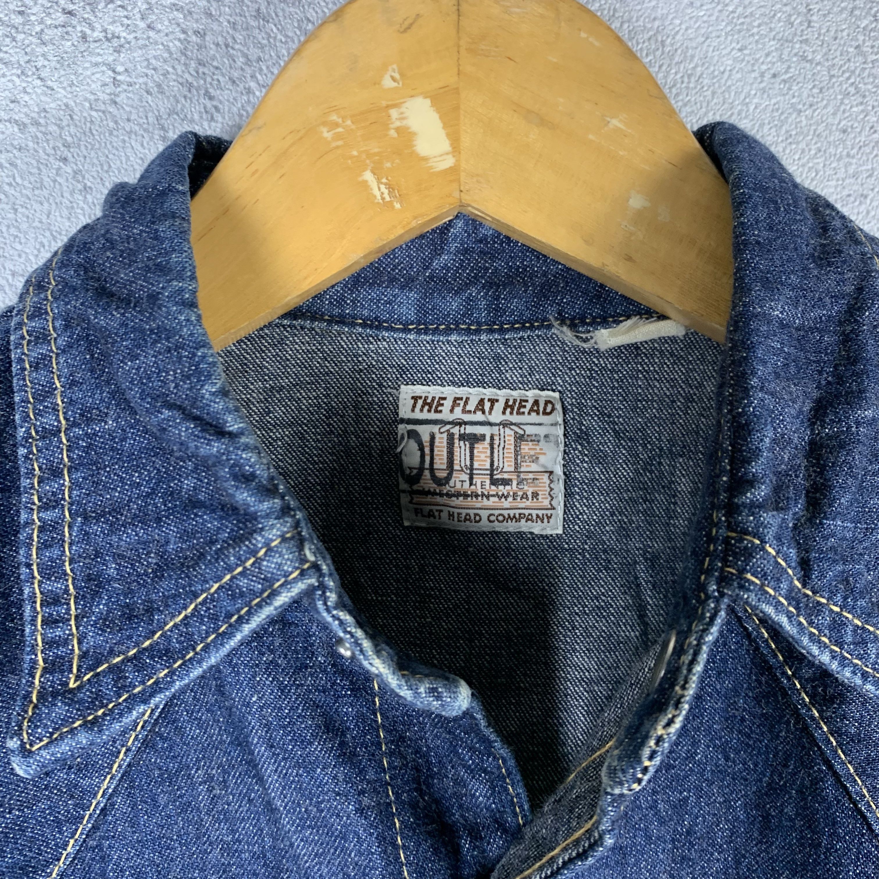 The Flat Head The Flat Head Denim Western Shirt Size US XS / EU 42 / 0 - 5 Thumbnail