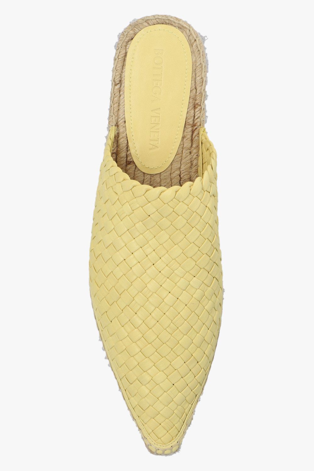 Bottega Veneta o1loc1c0824 Open Back Espadrille in Light Yellow Size US 8 / IT 38 - 6 Thumbnail