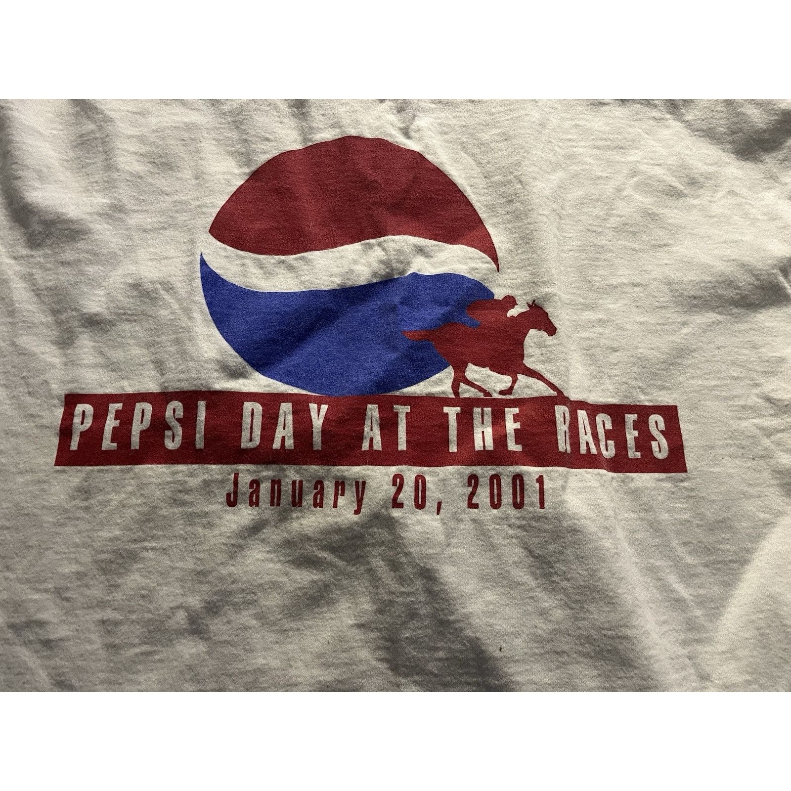 Delta VTG 2001 Pepsi Day at the Races Tee – Sunland Park Casino Size US L / EU 52-54 / 3 - 6 Thumbnail