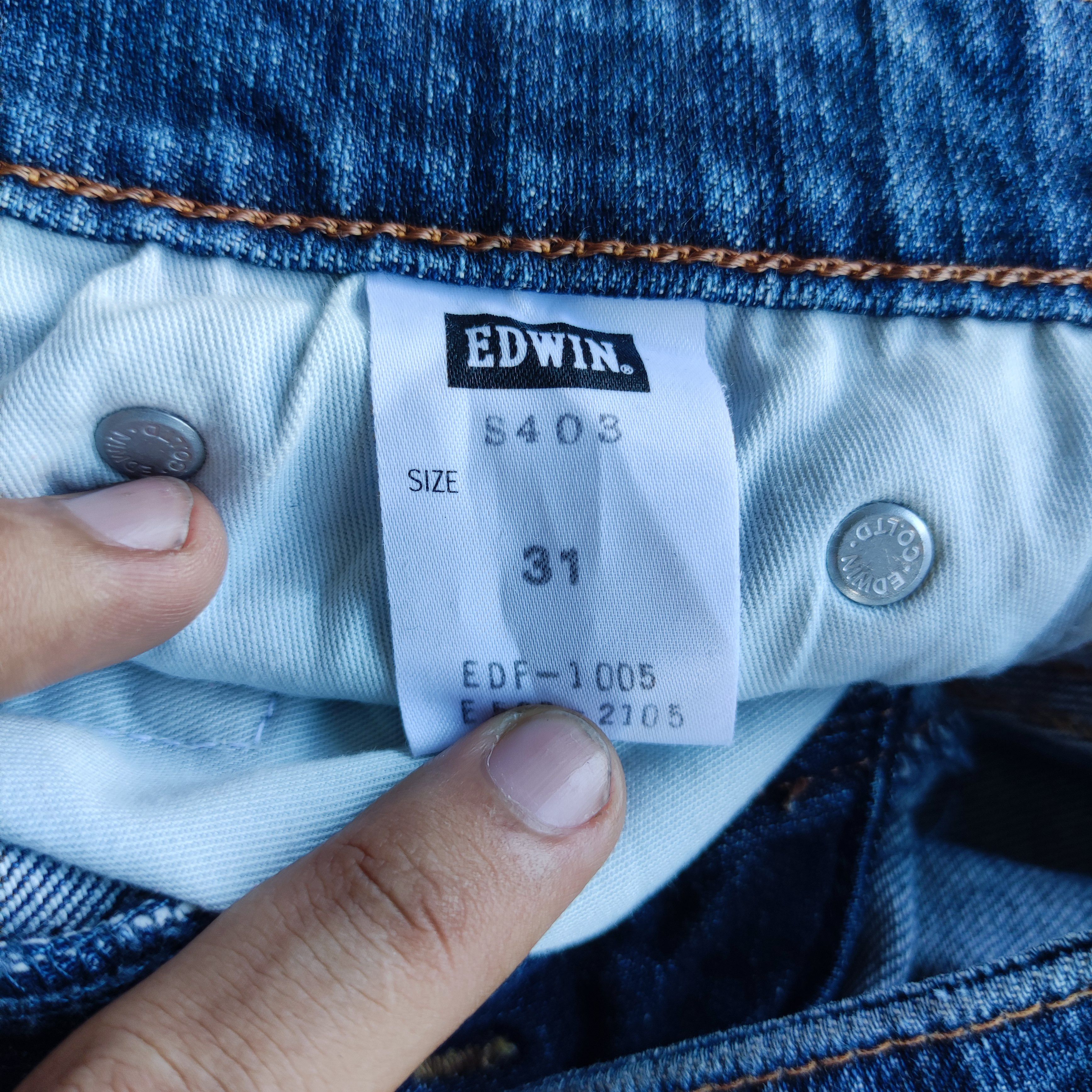 Edwin Vintage Edwin Brand Buggy Jeans Ripped Pants Size US 31 - 8 Thumbnail