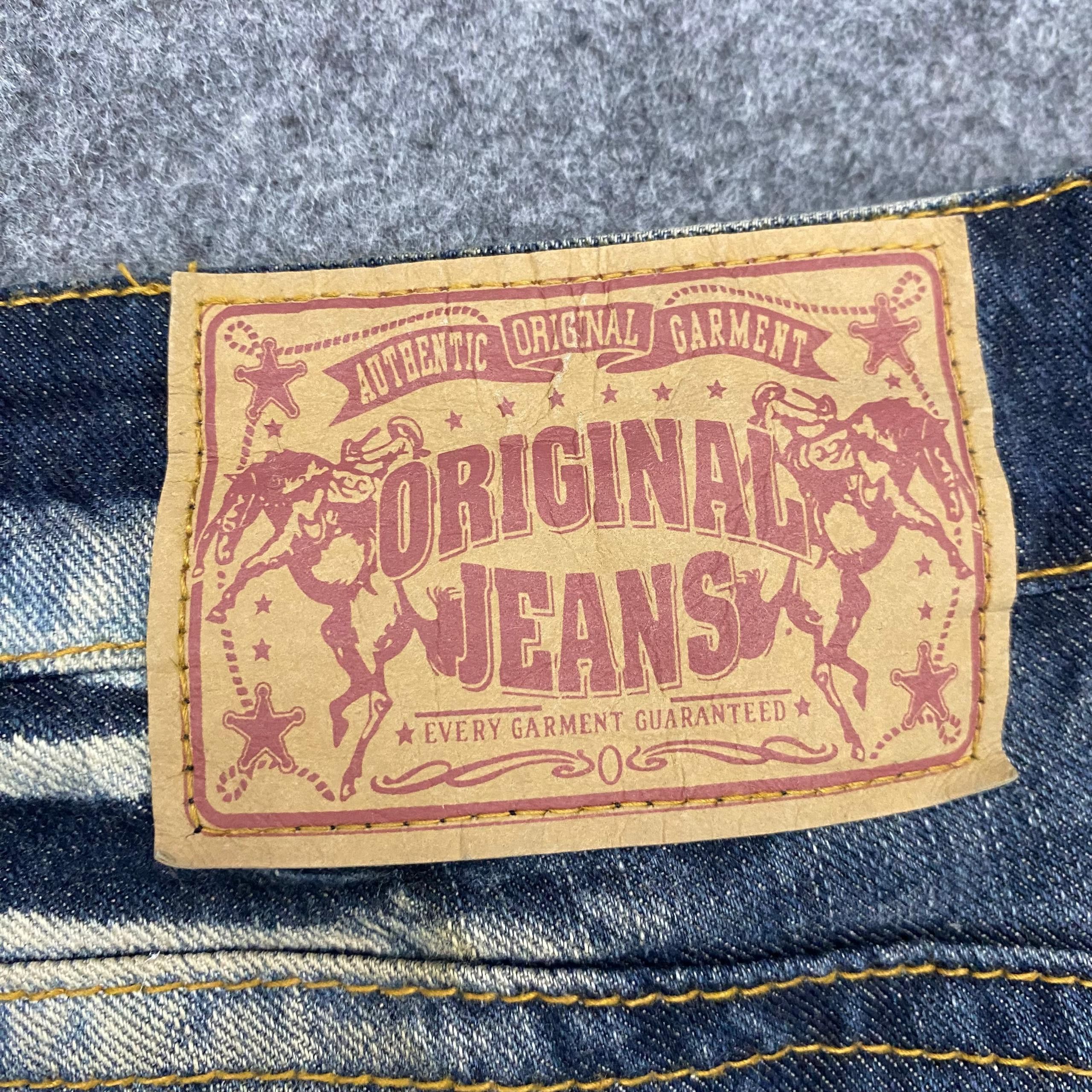 If Six Was Nine 💥Flare💥Original Jeans Punk Distressed Denim Size US 36 / EU 52 - 10 Thumbnail