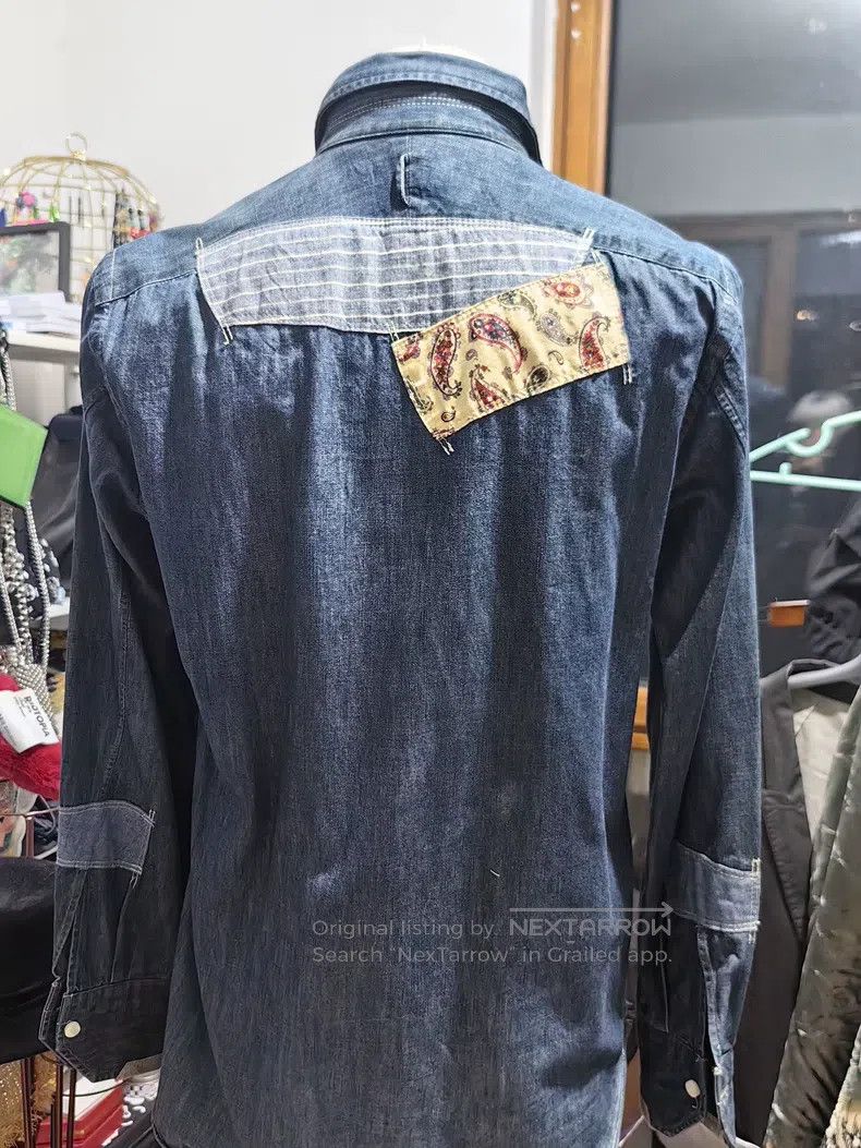 Junya Watanabe Junya Watanabe Patchwork denim shirt Size US S / EU 44-46 / 1 - 3 Thumbnail