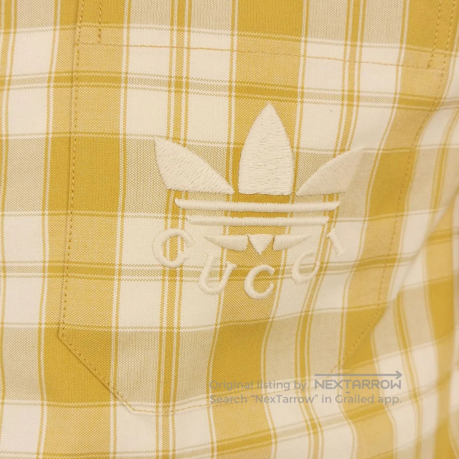 Gucci Gucci x Adidas Cotton Logo Collared Shirt S. Size US M / EU 48-50 / 2 - 3 Thumbnail