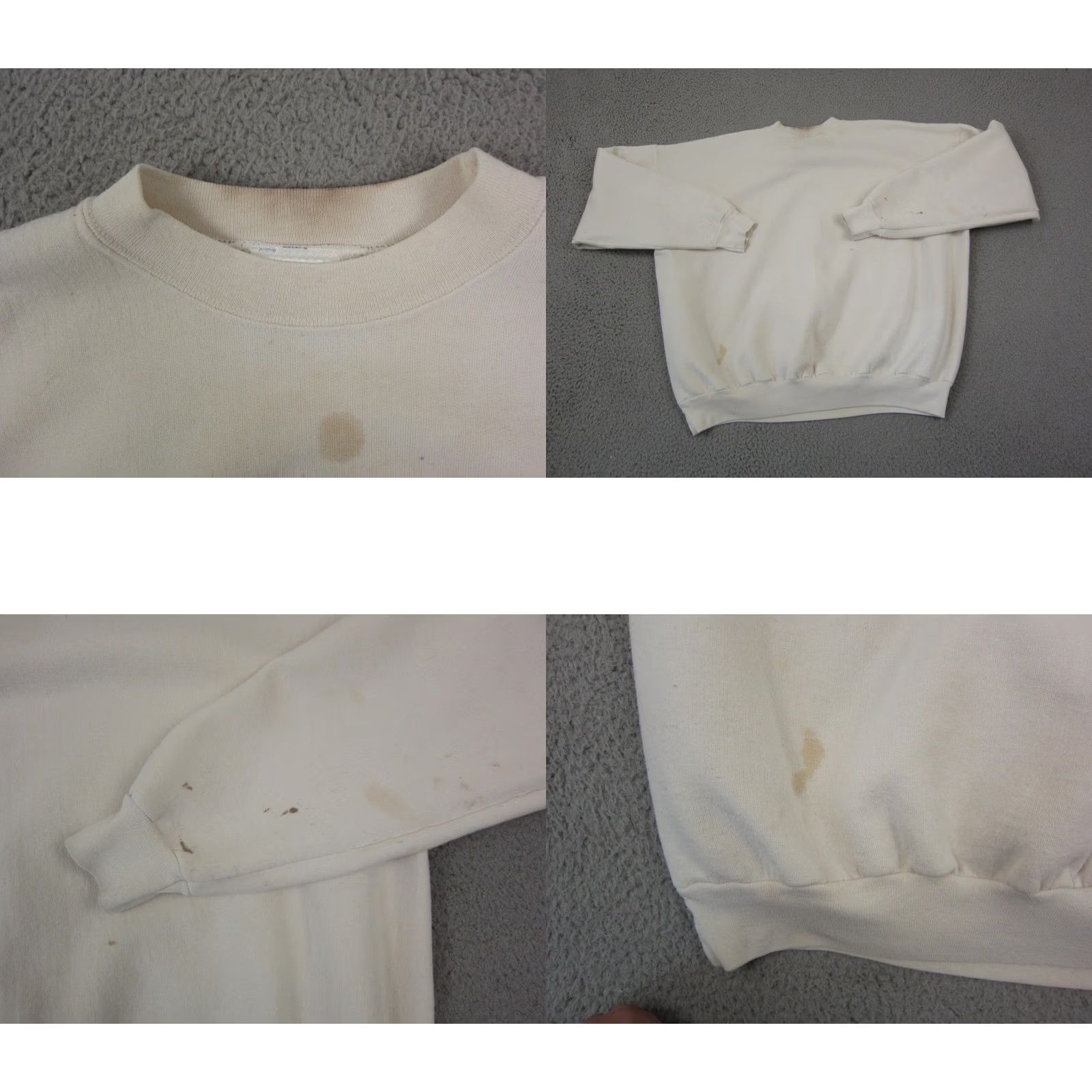 Hanes VINTAGE Hanes Sweatshirt Mens XL White Dogs I Love My French 80s 90s Pullover Crew Neck Long Sleeve Cotton Polyester Jersey Shirt Size US XL / EU 56 / 4 - 8 Thumbnail