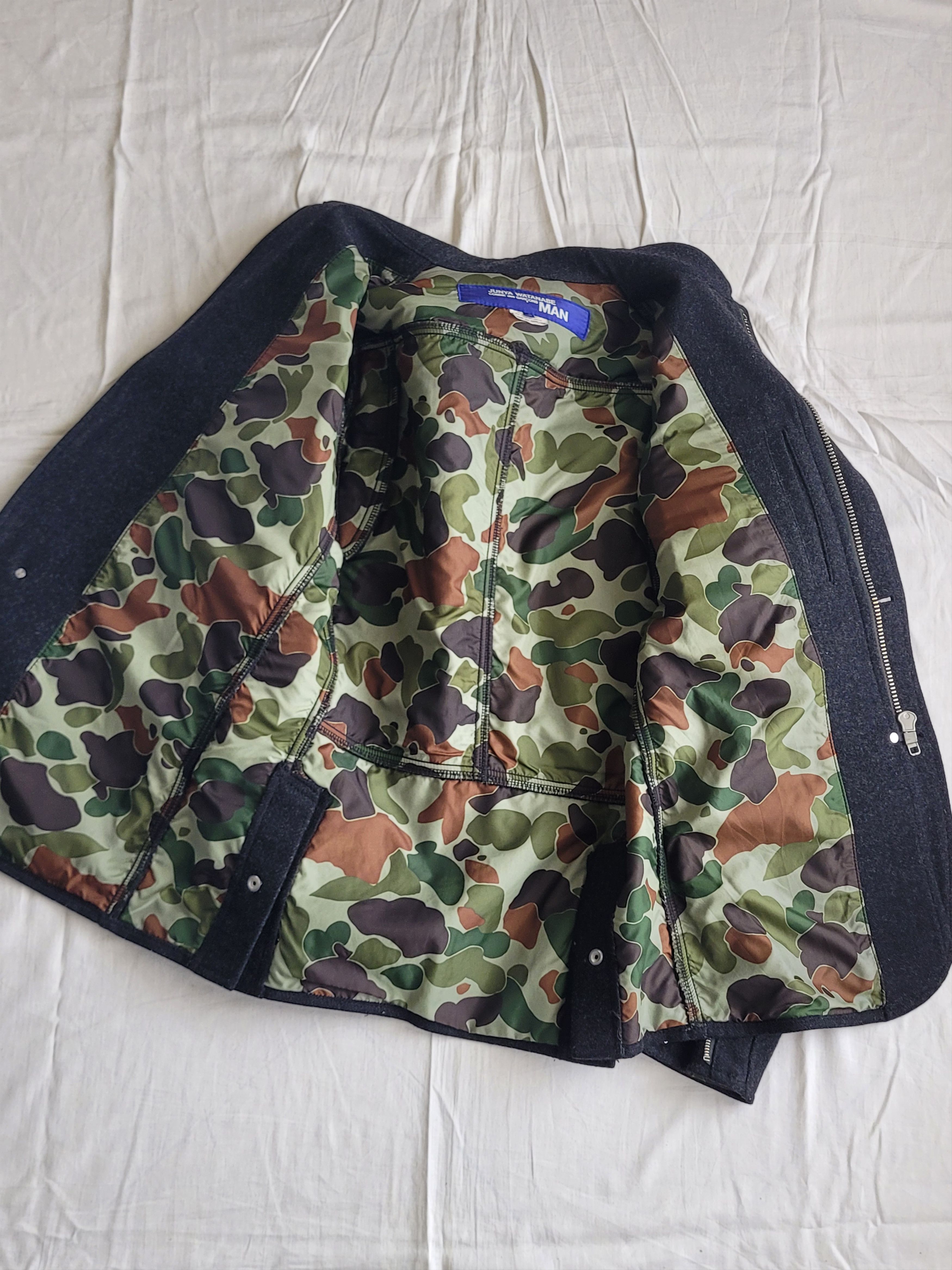 Junya Watanabe Junya Watanabe 2007 runway multi-zip woolen biker jacket Size US M / EU 48-50 / 2 - 9 Thumbnail