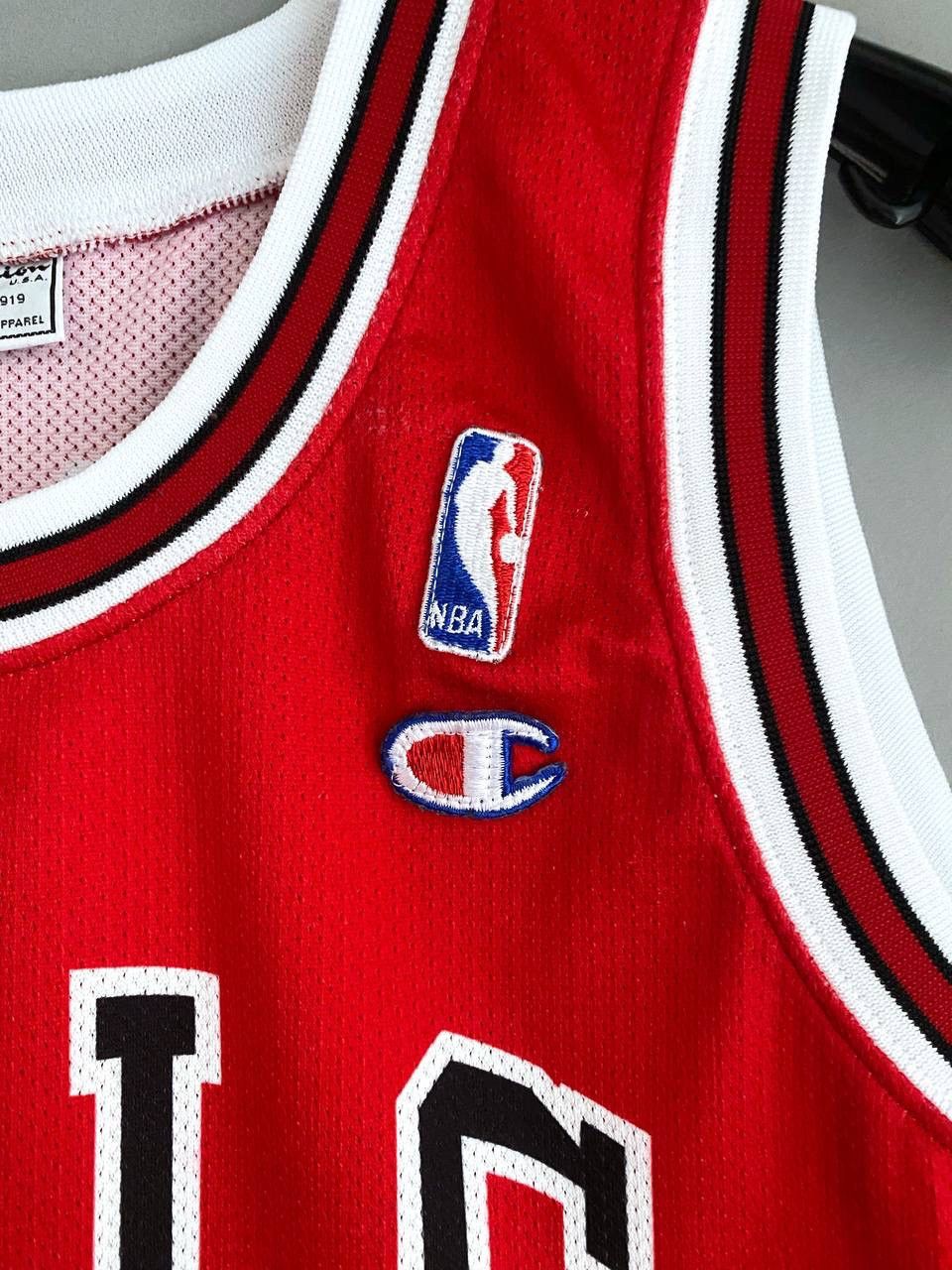 Champion Vintage 90s NBA Basketball Jersey Chicago Bulls #23 JORDAN M Size US M / EU 48-50 / 2 - 5 Thumbnail