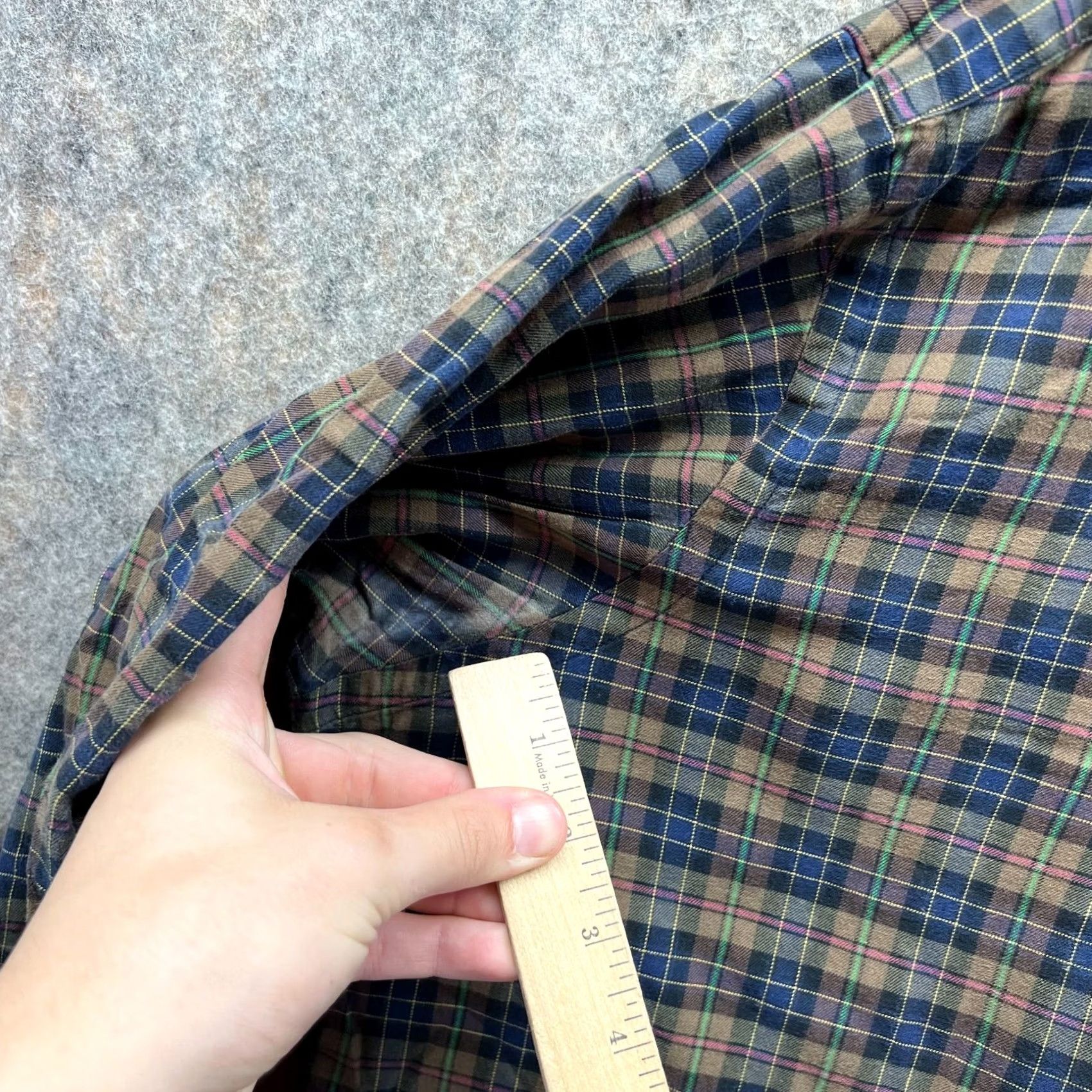 Ralph Lauren VINTAGE Ralph Lauren Shirt Mens L Brown Plaid Button-Down Classic Preppy Size US L / EU 52-54 / 3 - 5 Thumbnail