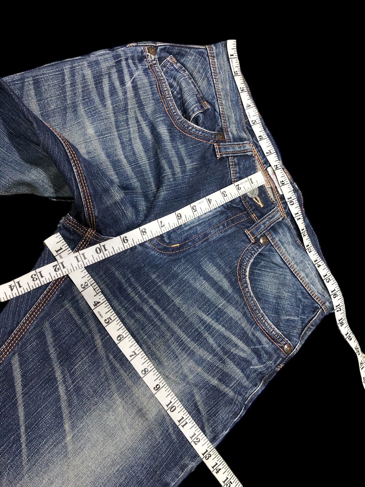 Edwin × Japanese Brand FLARED EDWIN BUCKLE BACK DENIM Size US 33 - 7 Thumbnail