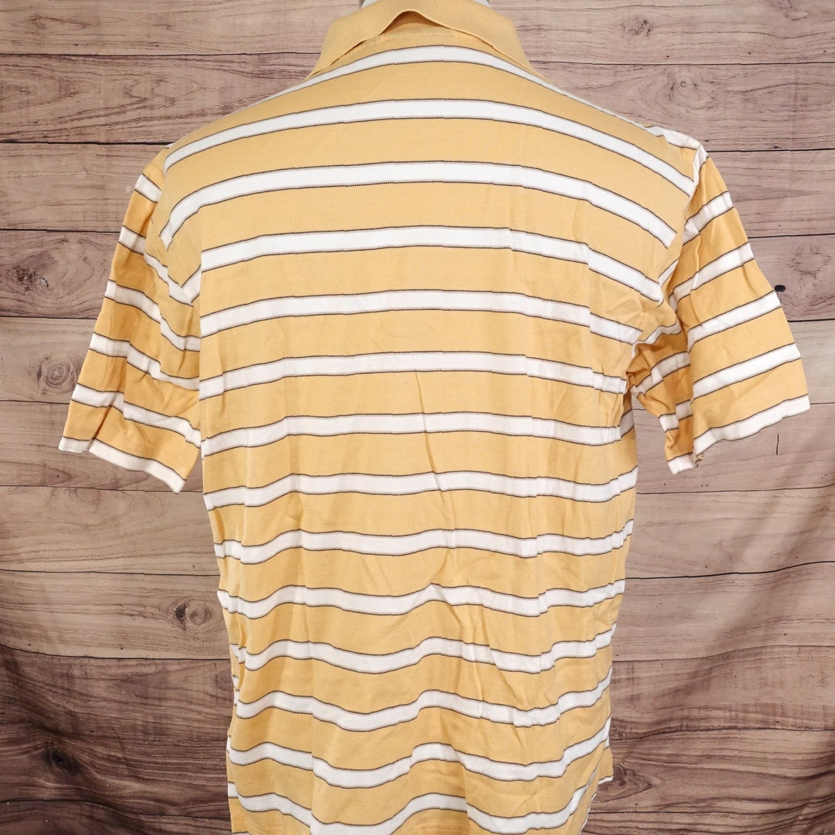 Vintage Vintage Bobby Jones Men's Short Sleeve Striped 100% Cotton Golf Polo Shirt M Orange Size US M / EU 48-50 / 2 - 4 Thumbnail