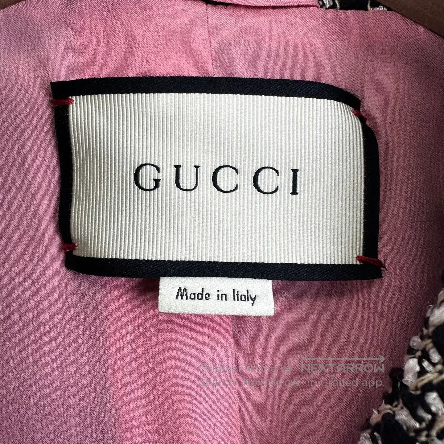 Gucci Gucci Double-Breasted Tweed Wool Coat. Size XS / US 0-2 / IT 36-38 - 4 Thumbnail