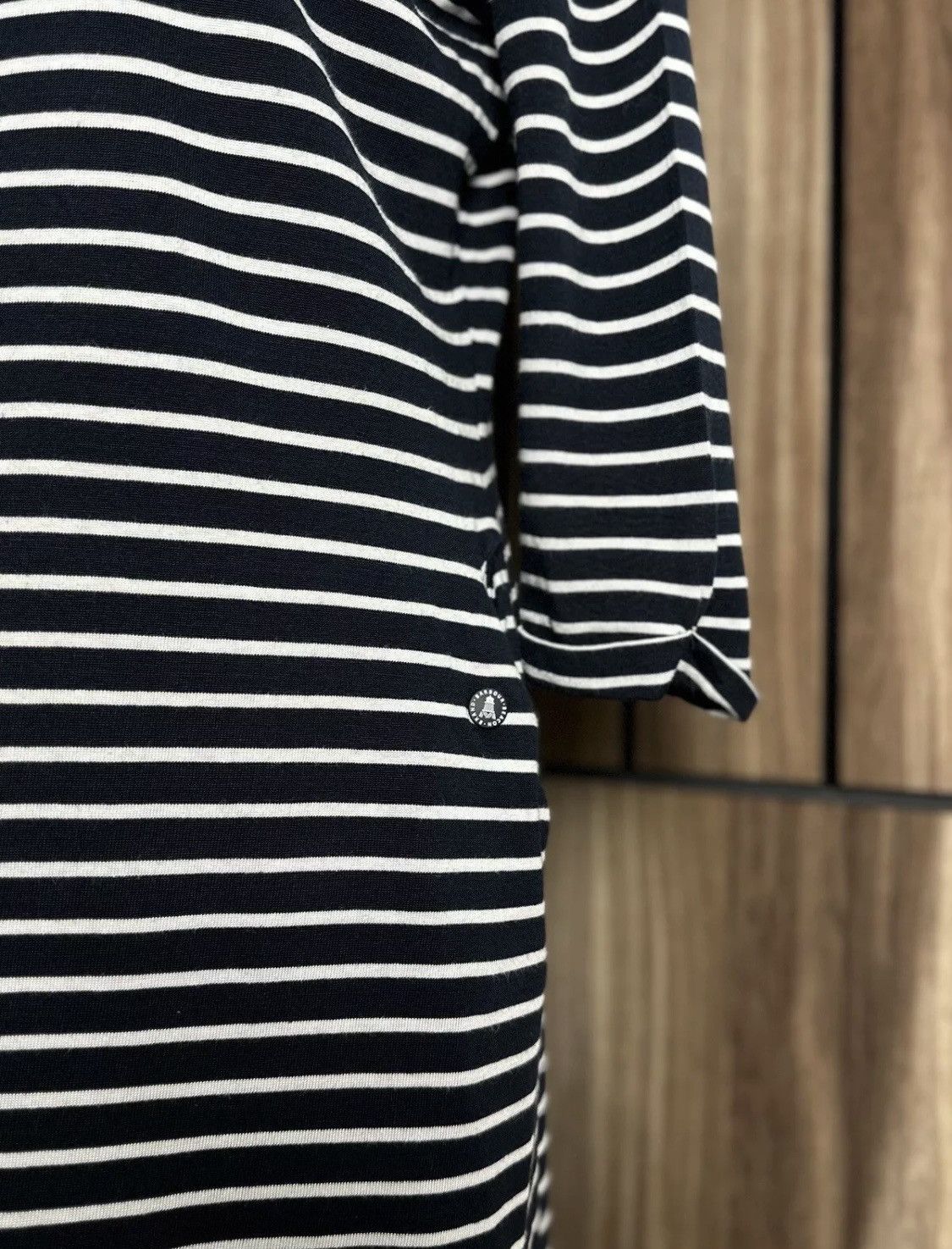 Barbour Barbour Women's Striped Dress Long Sleeve Size US 10 Size L / US 10 / IT 46 - 5 Thumbnail