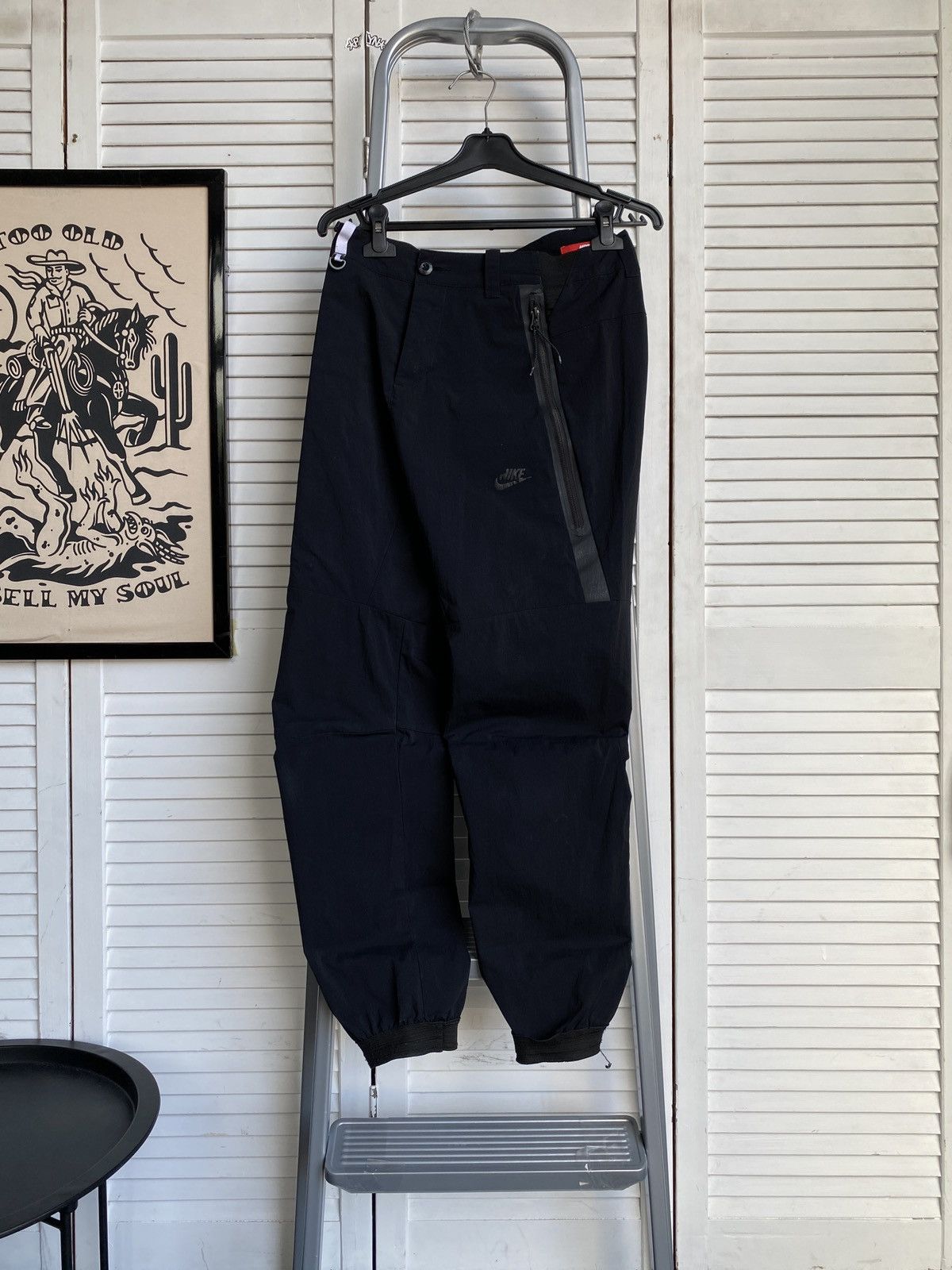 Japanese Brand × Nike Nike NSW Tech Woven Jogger Nylon Pants Black 2.0 Size US 33 - 2 Thumbnail