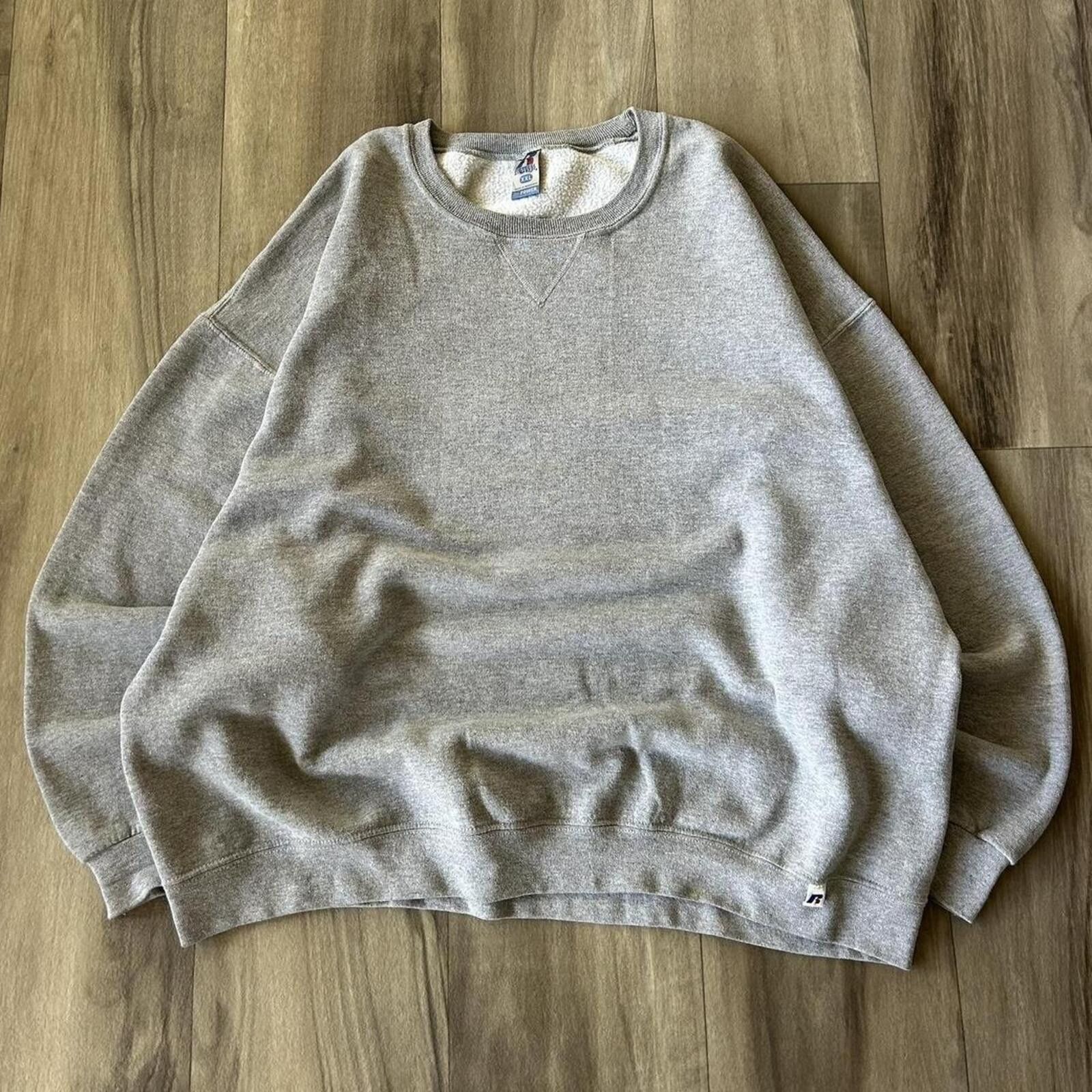 Russell Athletic Vintage Grey Russell Athletic Boxy crewneck sweatshirt XXL Size US XXL / EU 58 / 5 - 1 Thumbnail