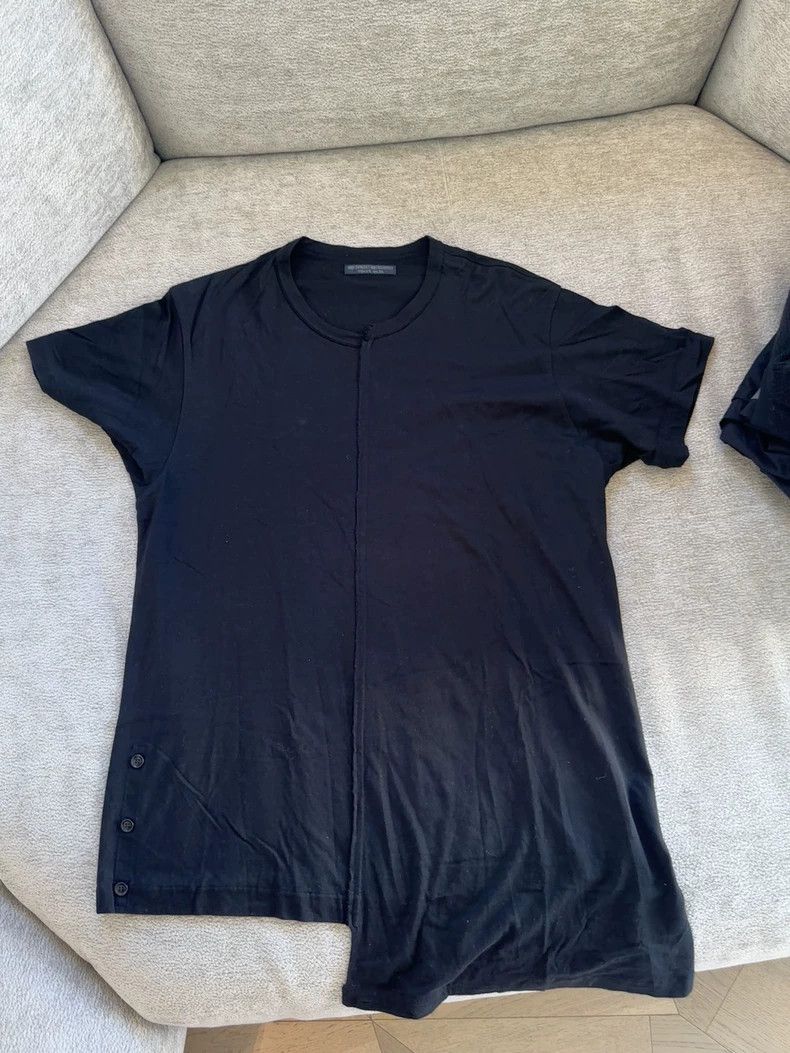 Yohji Yamamoto Yohji Yamamoto Short Sleeve T-shirt - dmc Size US L / EU 52-54 / 3 - 1 Thumbnail