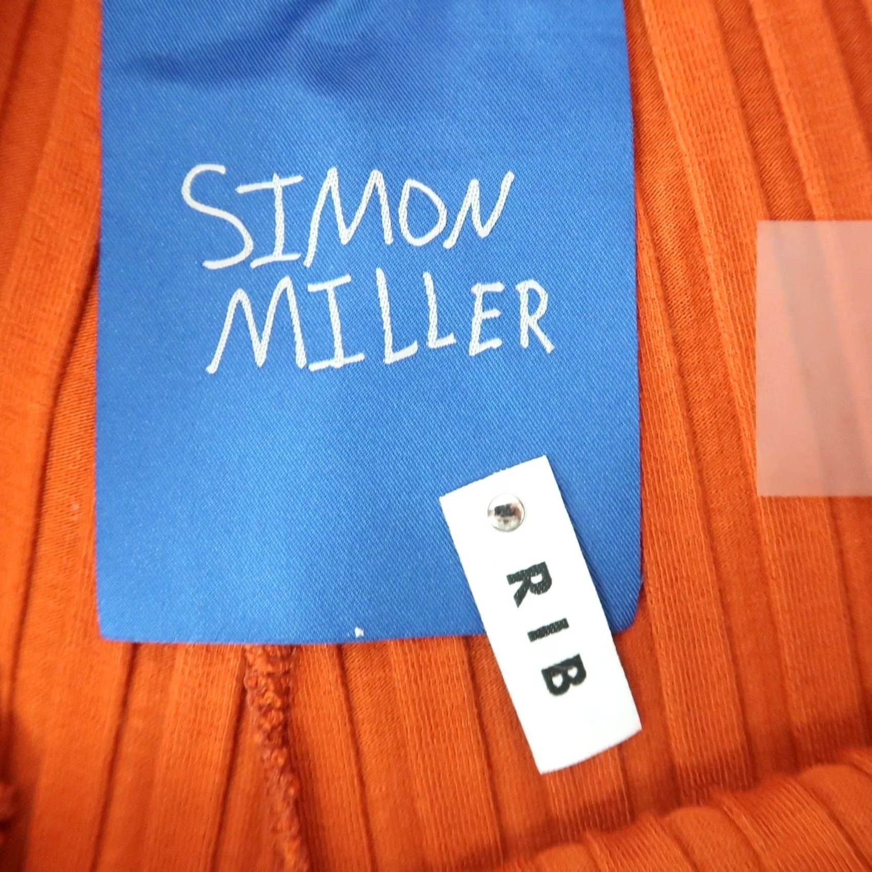 Simon Miller Simon Miller Rib Orange High Rise Ribbed Knit Flare Legging Pants M Size 32" / US 10 / IT 46 - 4 Thumbnail