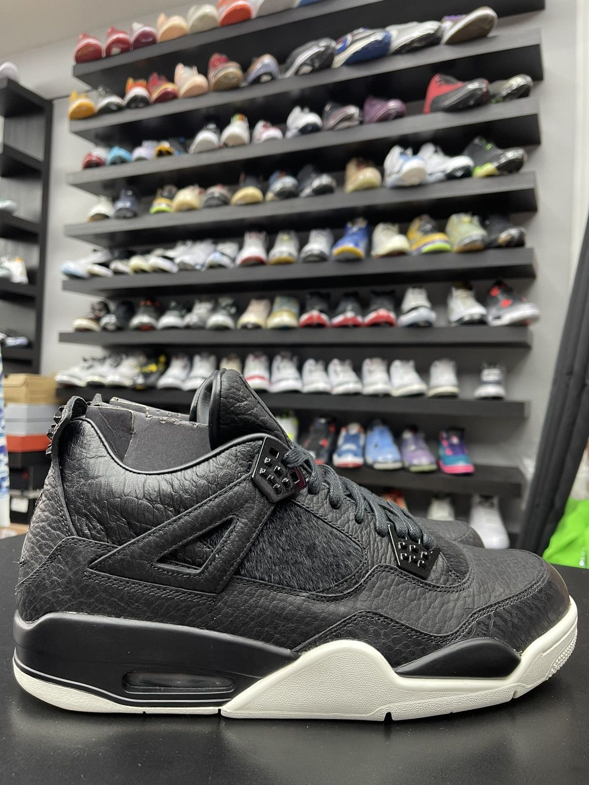 Jordan Brand Size 13 - Jordan 4 Retro Pony Hair Black Size US 13 / EU 46 - 3 Thumbnail