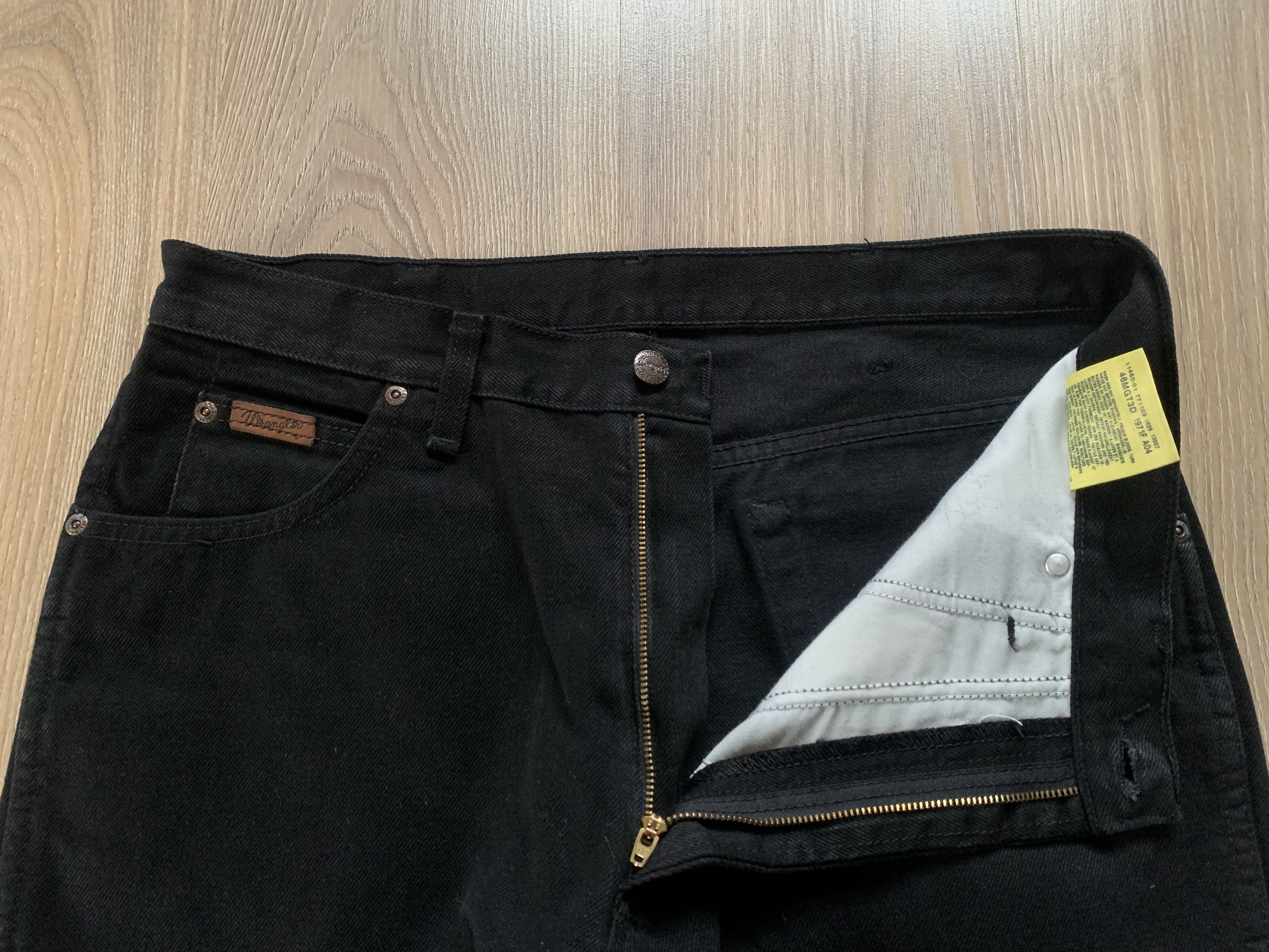 Wrangler Vintage Wrangler Black Denim Jeans Size US 34 / EU 50 - 4 Thumbnail