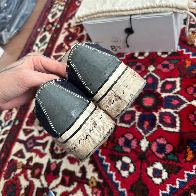 Visvim Visvimvisvim Skagway Canvas Sneakers in Navy-2504 Size US 8.5 / EU 41-42 - 8 Thumbnail