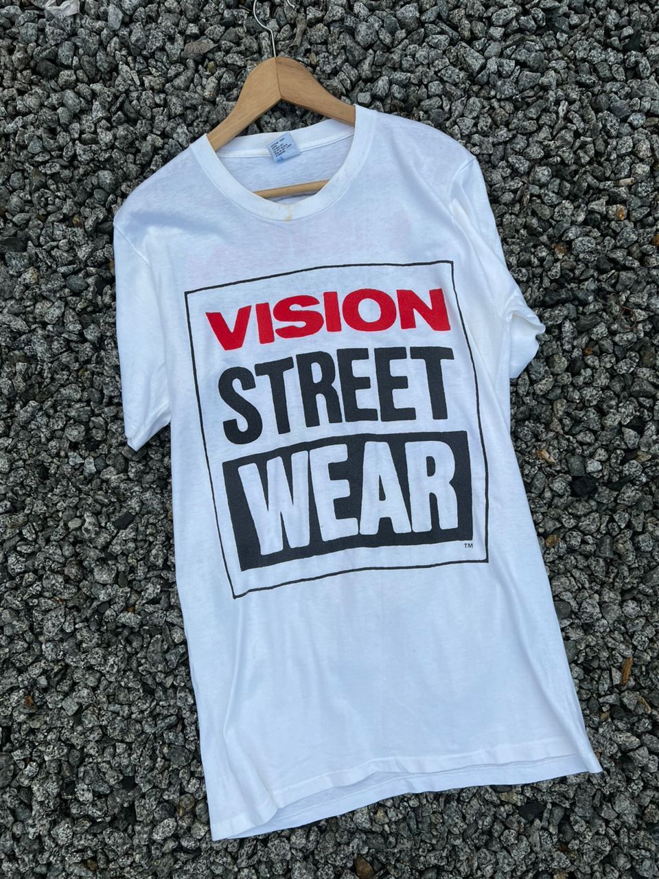 Vintage × Vision Streetwear Vintage 80s Single Stitch Vision Streetwear Spellout Size US L / EU 52-54 / 3 - 2 Thumbnail
