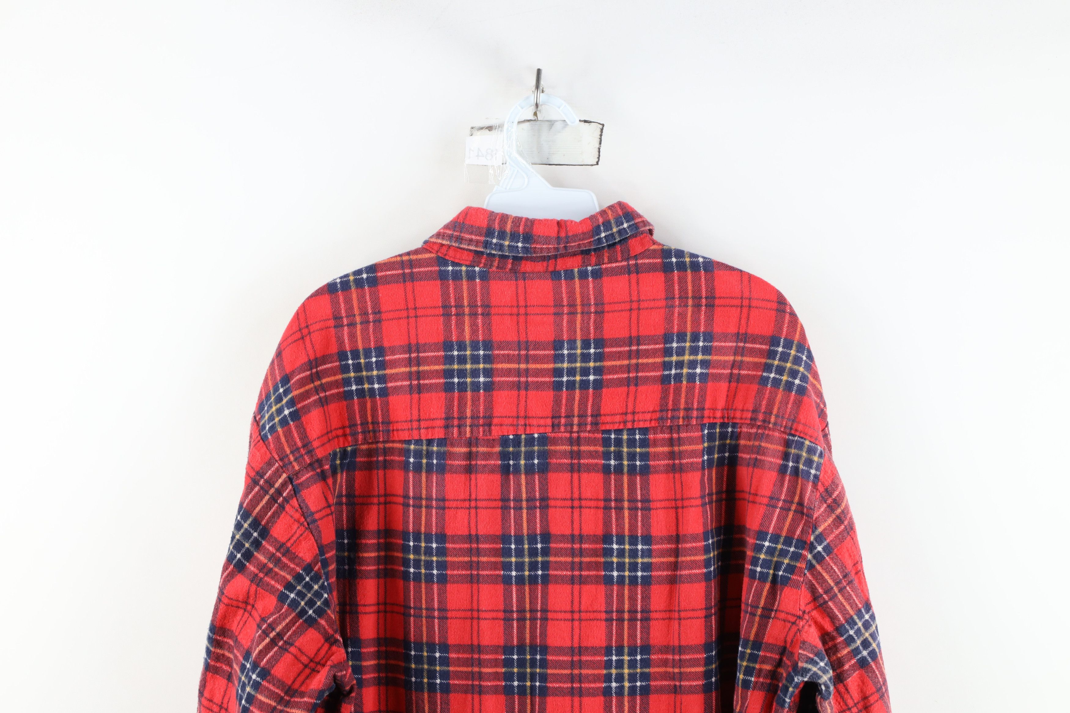 Vintage Vintage 80s 90s Streetwear Collared Button Shirt Plaid Size US XL / EU 56 / 4 - 12 Thumbnail