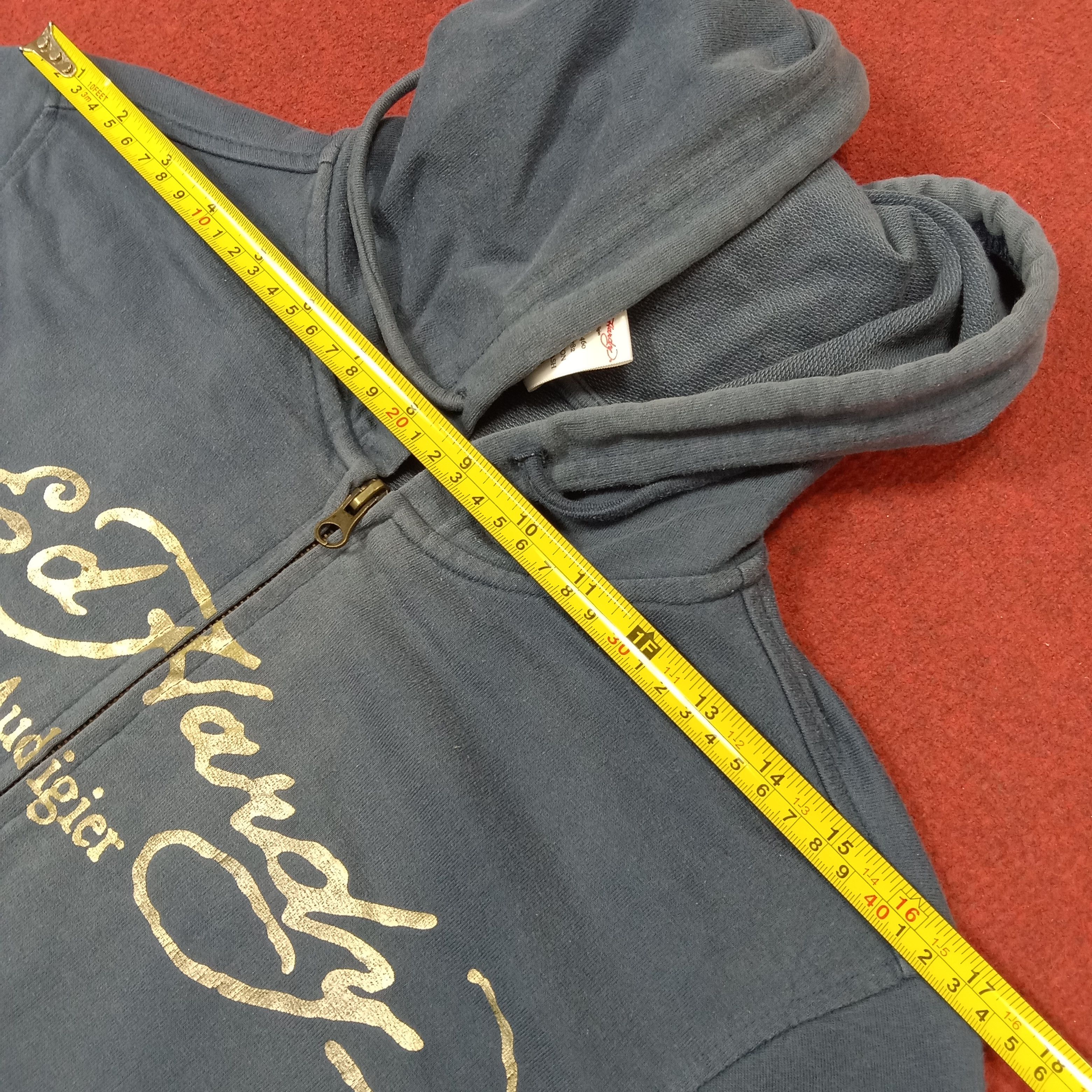 Ed Hardy Ed Hardy Back Print Rock Style Design Zipper Hoodies Size US S / EU 44-46 / 1 - 10 Thumbnail