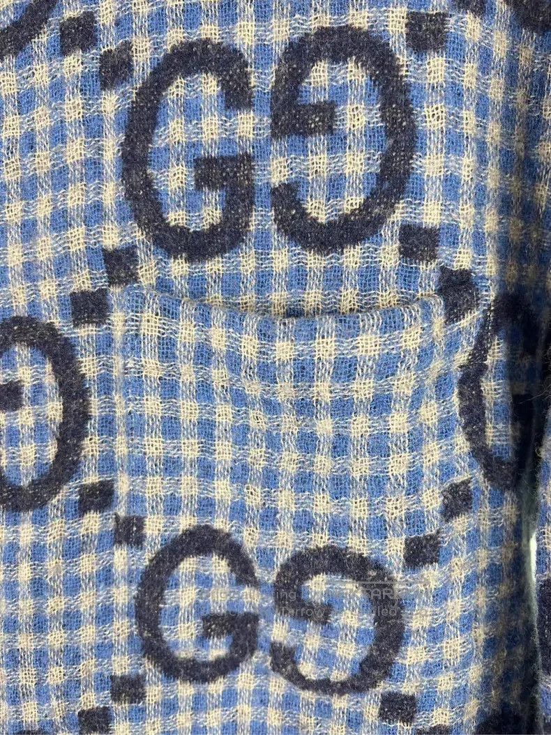 Gucci Gucci 24 wool letters fully printed light blue long-sleeve Size US S / EU 44-46 / 1 - 5 Thumbnail
