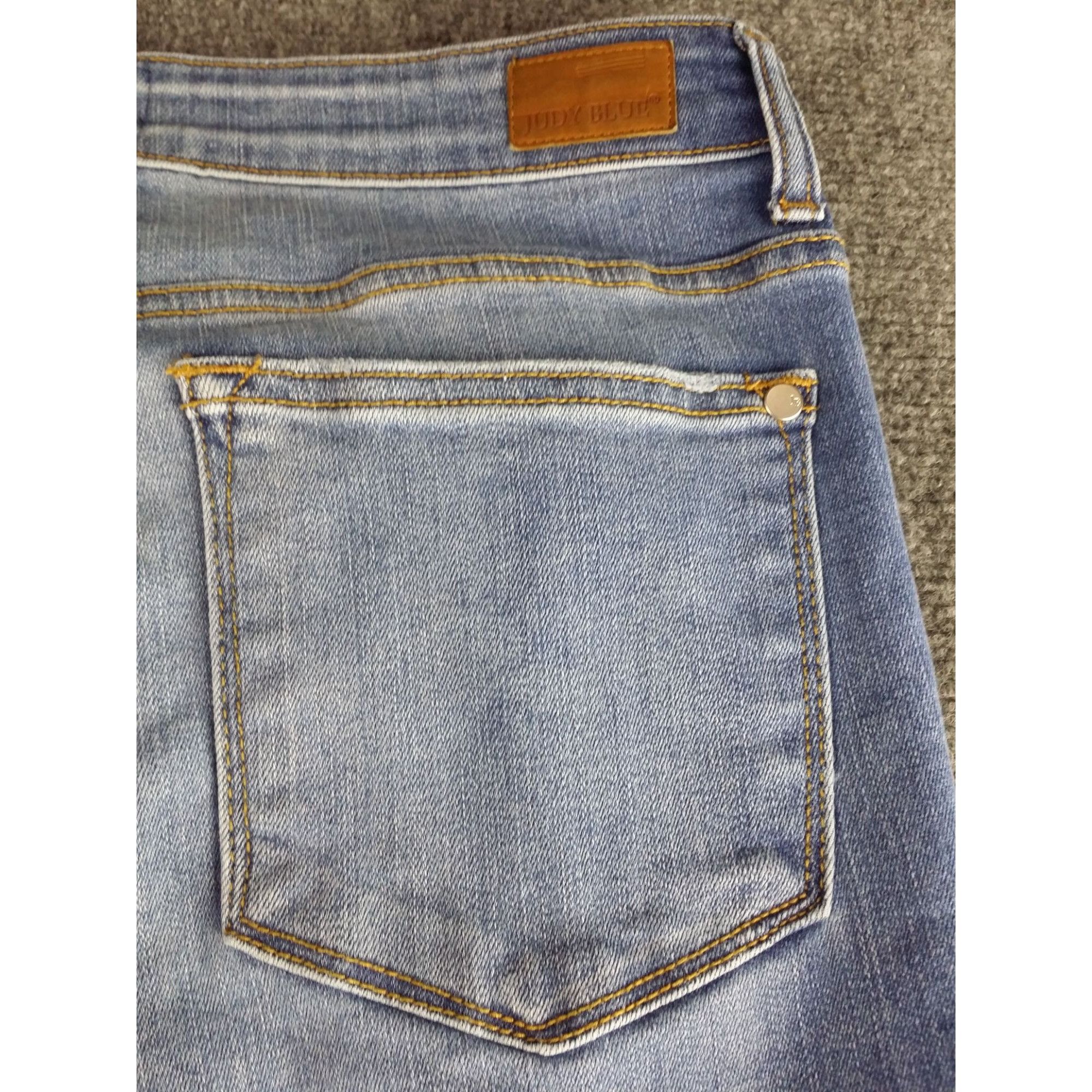 Judy Blue Judy Blue Los Angeles Jeans Women Sz 15/32 Skinny Fit Distre Size 32" / US 10 / IT 46 - 7 Thumbnail