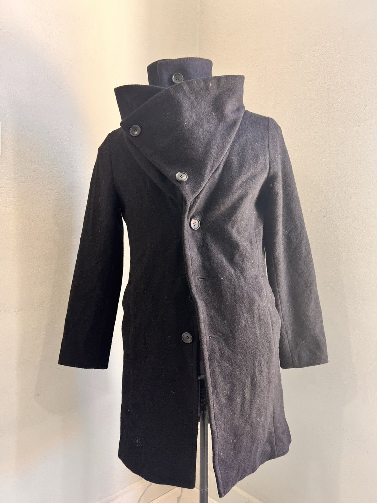 Designer × Japanese Brand GGD Japan Double Collar Wool Jacket Coat Size US M / EU 48-50 / 2 - 7 Thumbnail