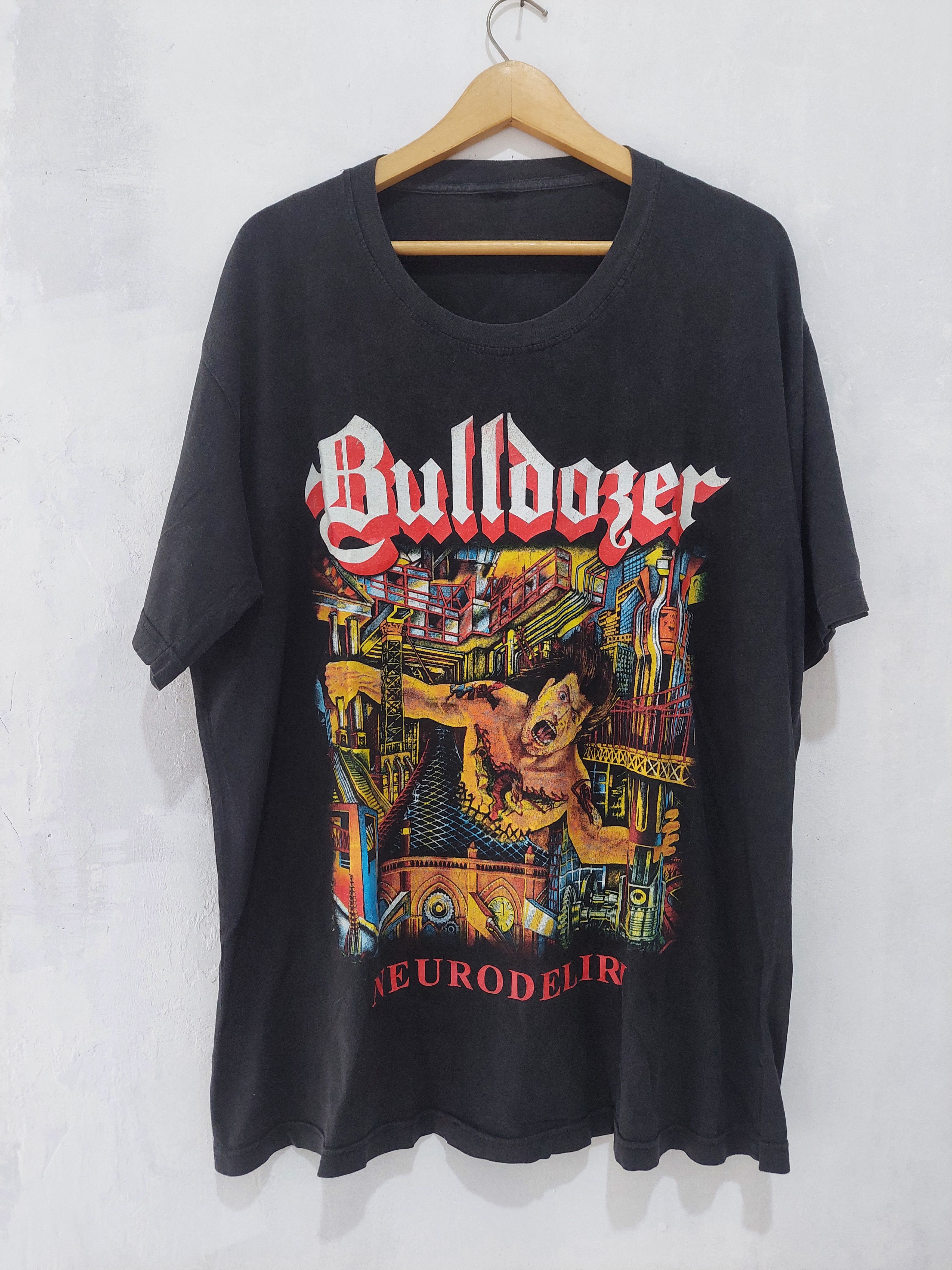 image of Archival Clothing x Band Tees Vintage Bulldozer Neurodeliri in Black, Men's (Size XL)