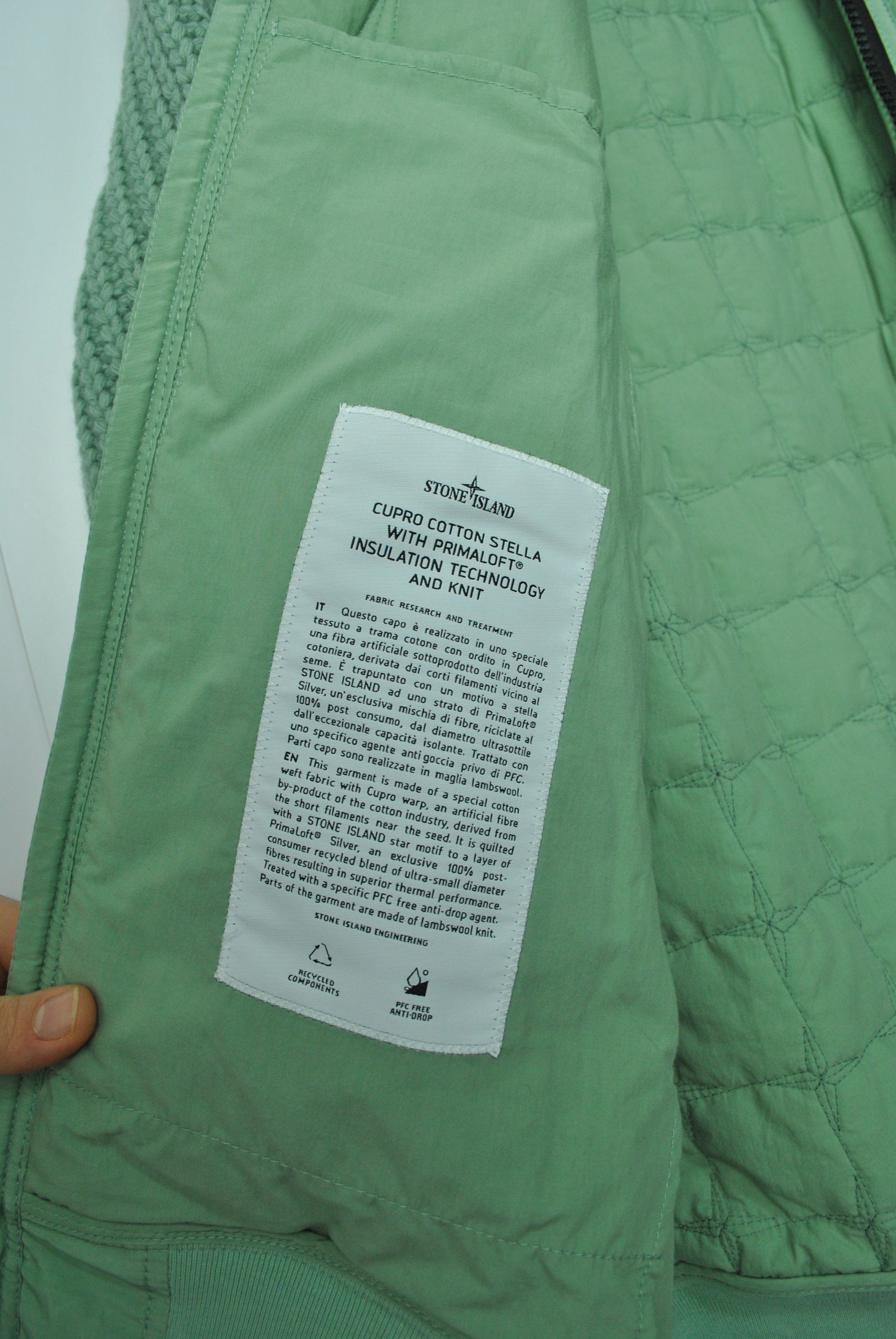 Stone Island BNWT Stone Island Cupro Cotton Tella with Primaloft and knit Size US M / EU 48-50 / 2 - 10 Thumbnail