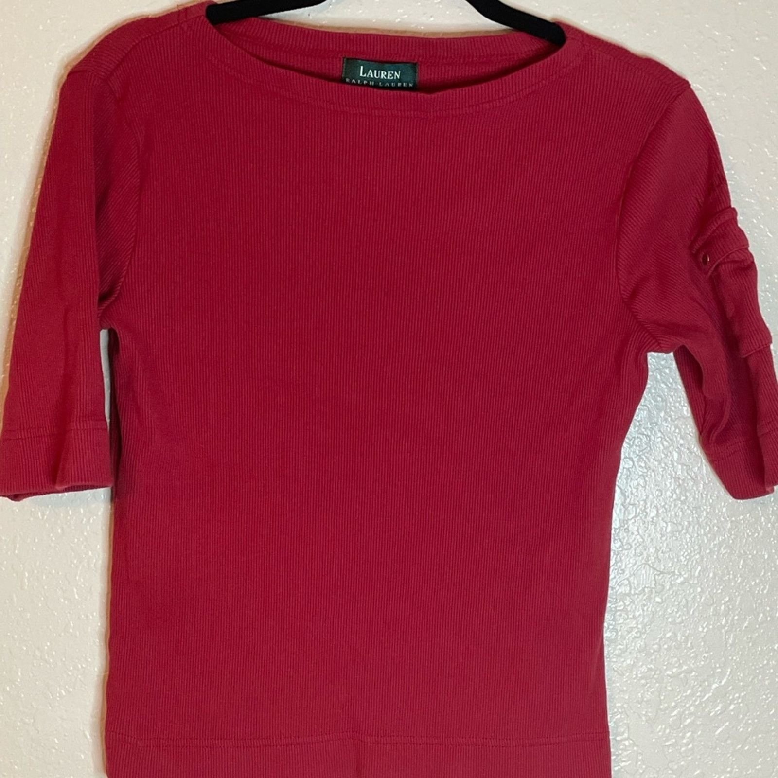 Ralph Lauren Vintage Ralph Lauren Cotton Ribbed Pocket T-Shirt Size M Size M / US 6-8 / IT 42-44 - 2 Thumbnail