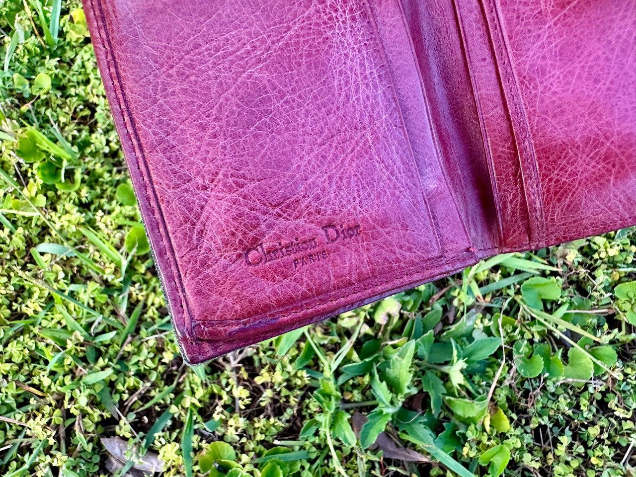 Dior Authentic Christian Dior Denim Saddle Wallet Size ONE SIZE - 6 Thumbnail