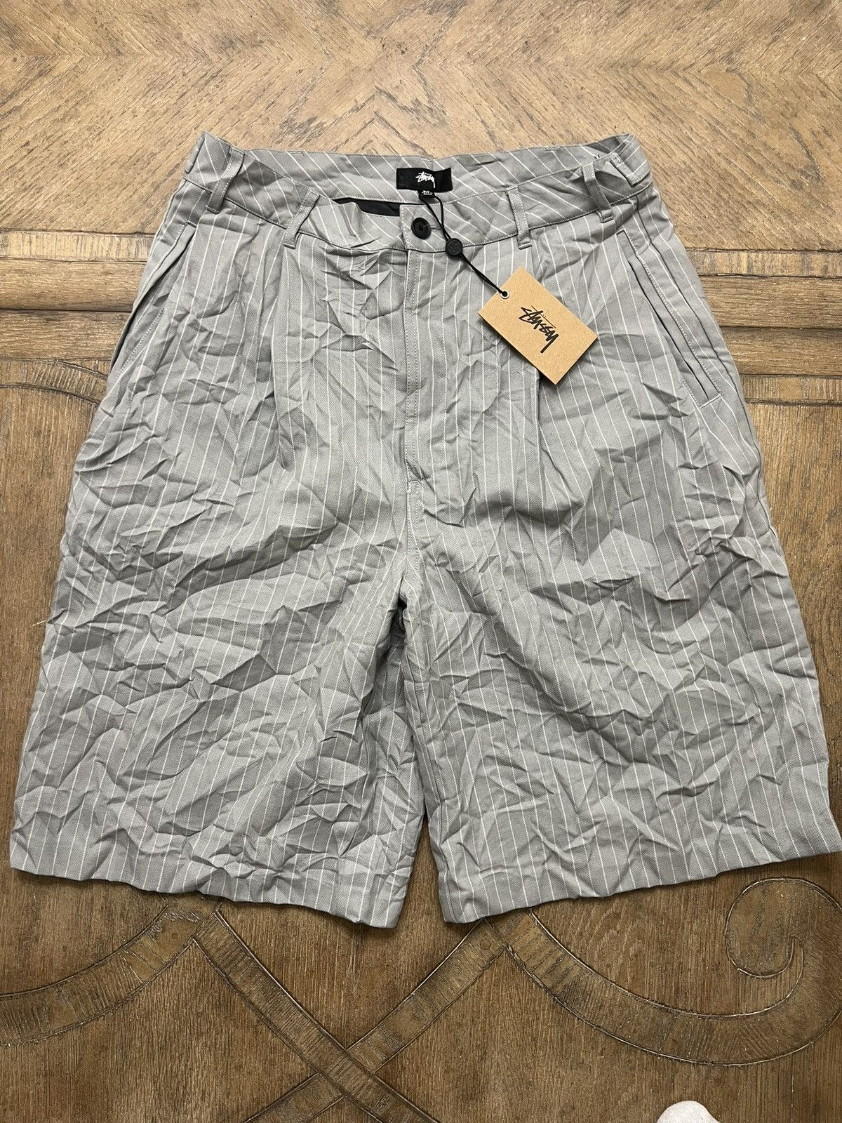 Stussy Stussy Volume Pleated Short Stripe | Grailed