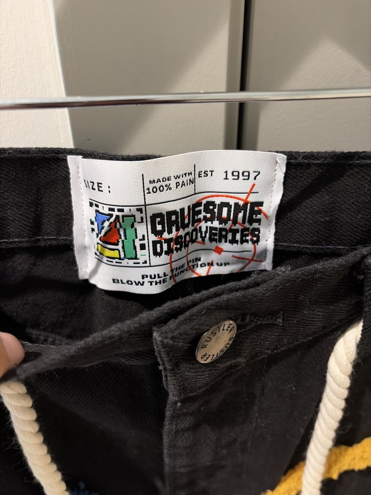 Handmade Black Jorts Size US 32 / EU 48 - 3 Thumbnail
