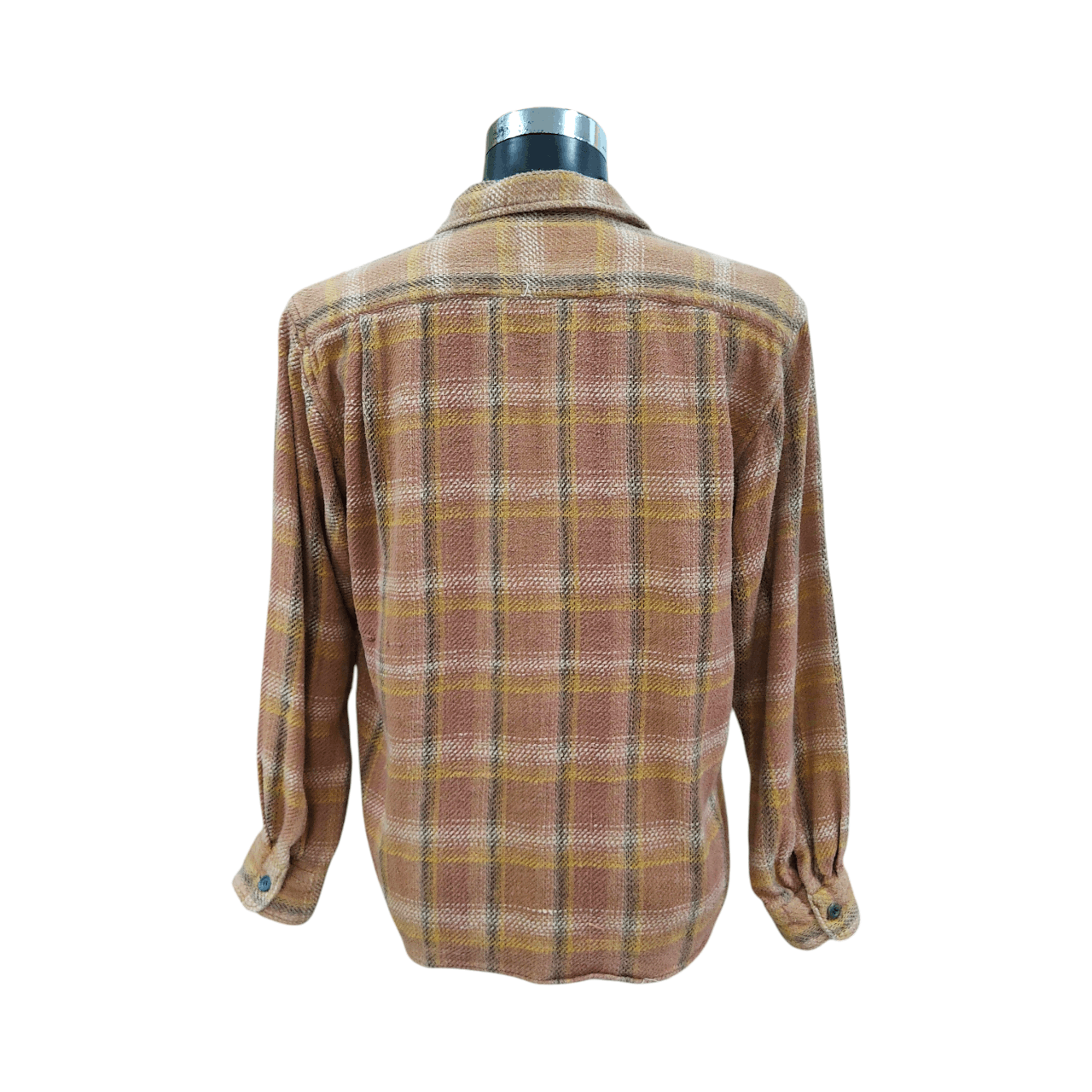 Japanese Brand Sharkey's Che-st Plaid Lace Pull-Over Flannel Shirts Size US L / EU 52-54 / 3 - 3 Thumbnail
