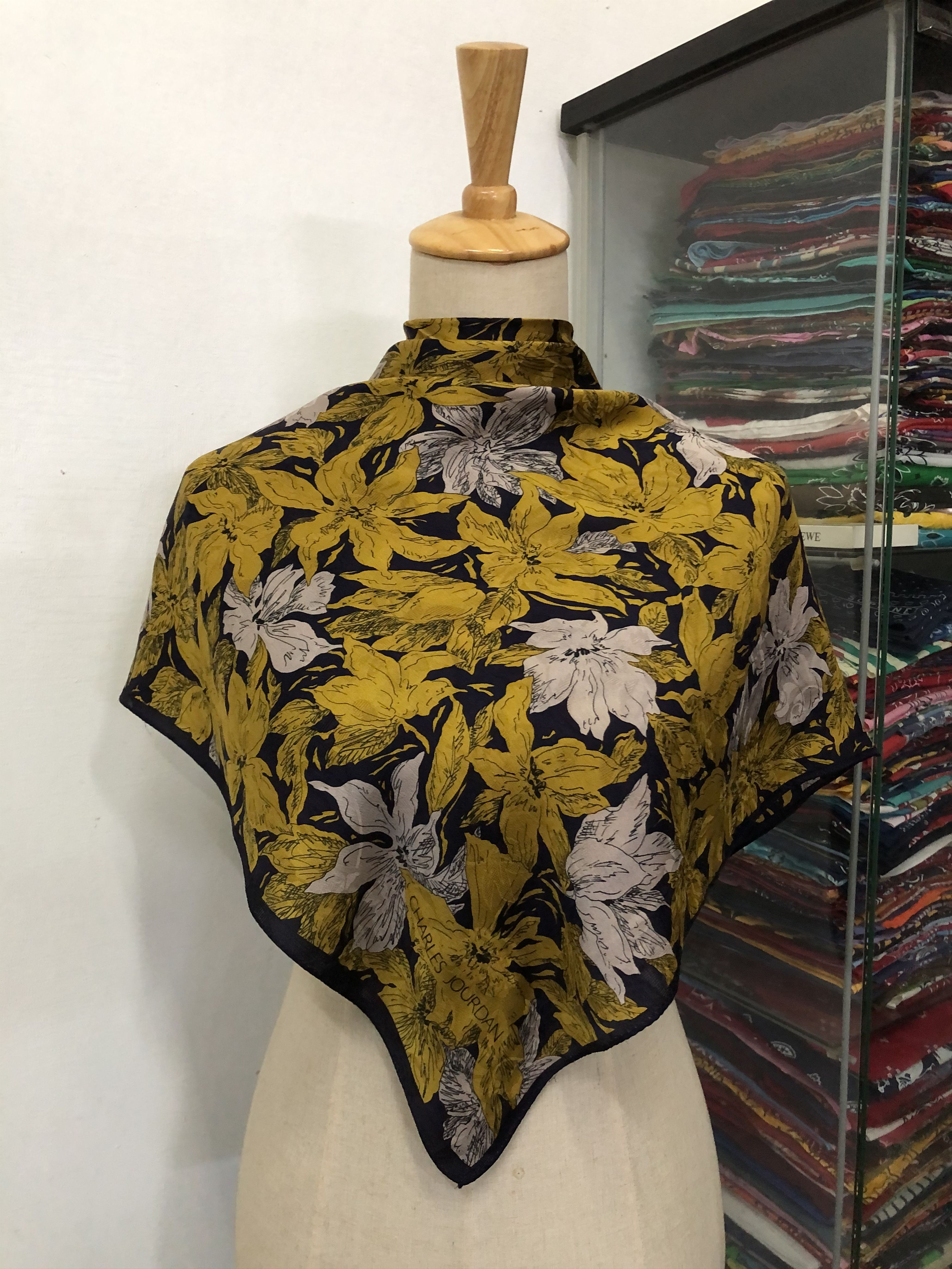 Vintage Charles Jourdan Silk Scarf