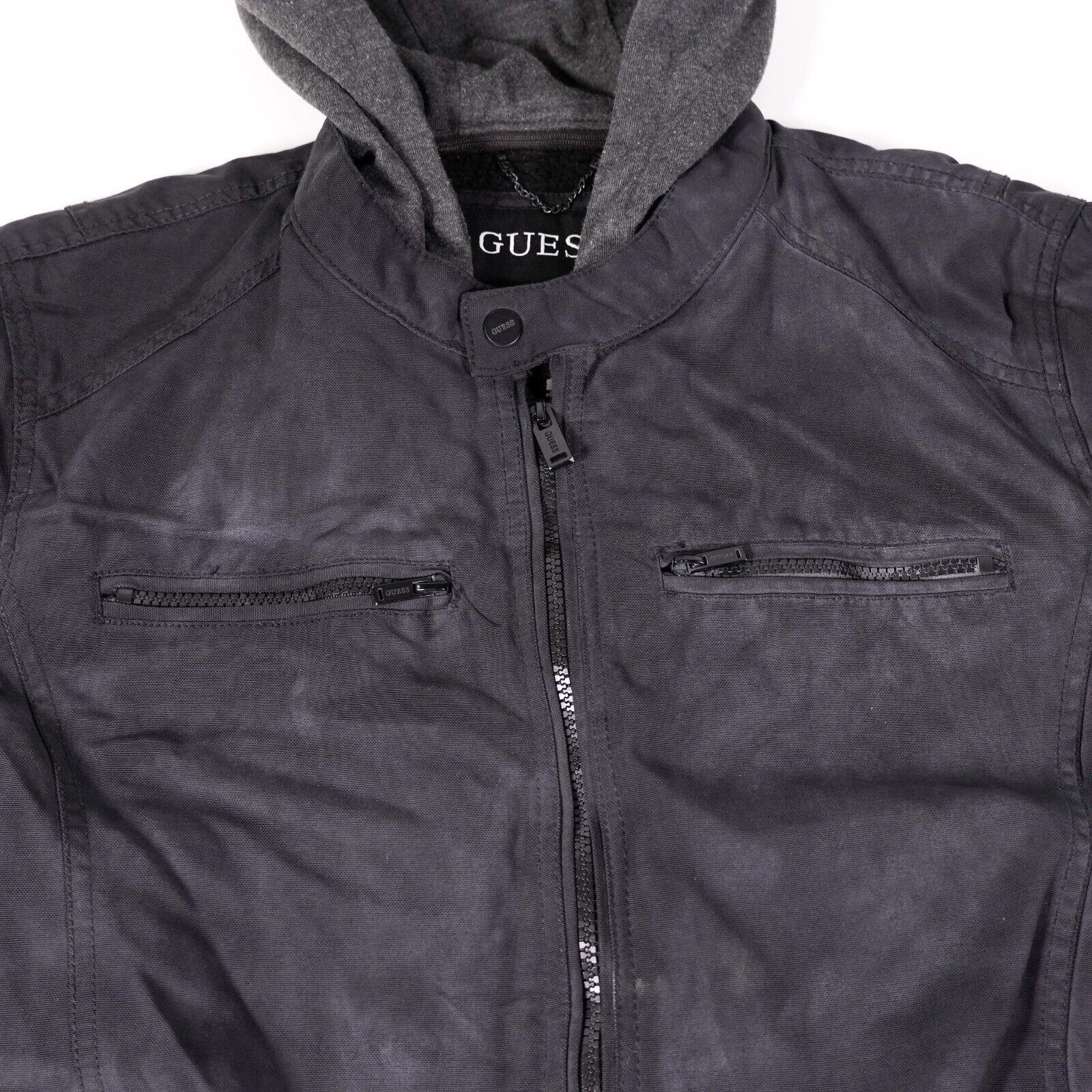 Guess Guess Hooded Zip Up Zipper Jacket Warm Heavy Winter Coat L Size L / US 10 / IT 46 - 5 Thumbnail