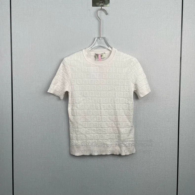 Fendi Fendi Jacquard Short Sleeve Size XXS / US 00 / IT 34 - 1 Thumbnail