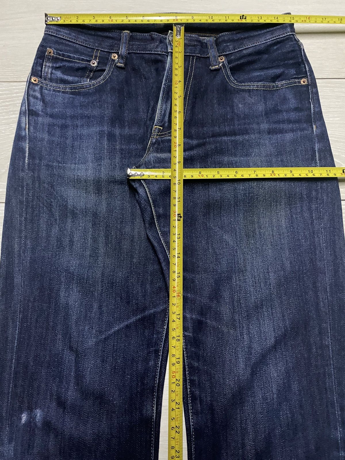 Uniqlo Vintage Japanese Brand Uniqlo Loose Distressed Jeans Size US 30 / EU 46 - 11 Thumbnail